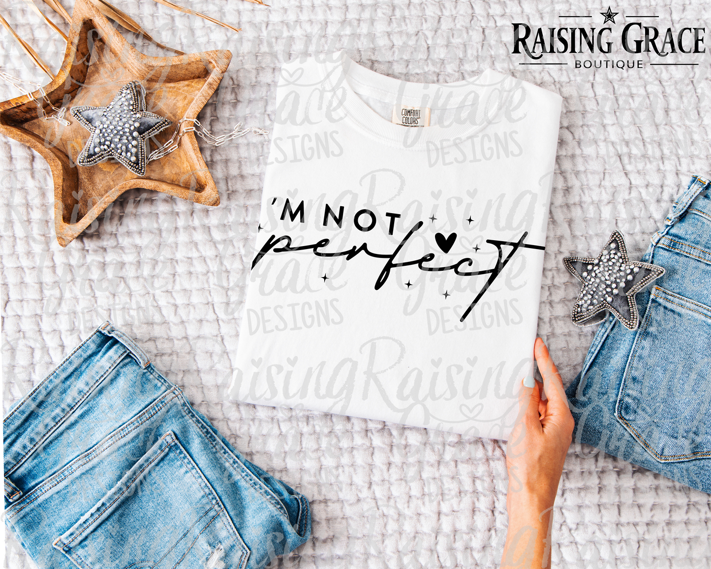 I'm Not Perfect - Adult T-Shirt - Comfort Colors