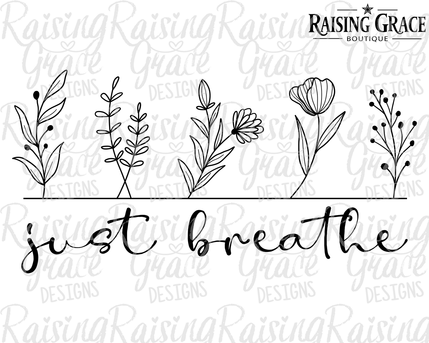 Just Breathe - Adult T-Shirt - Comfort Colors