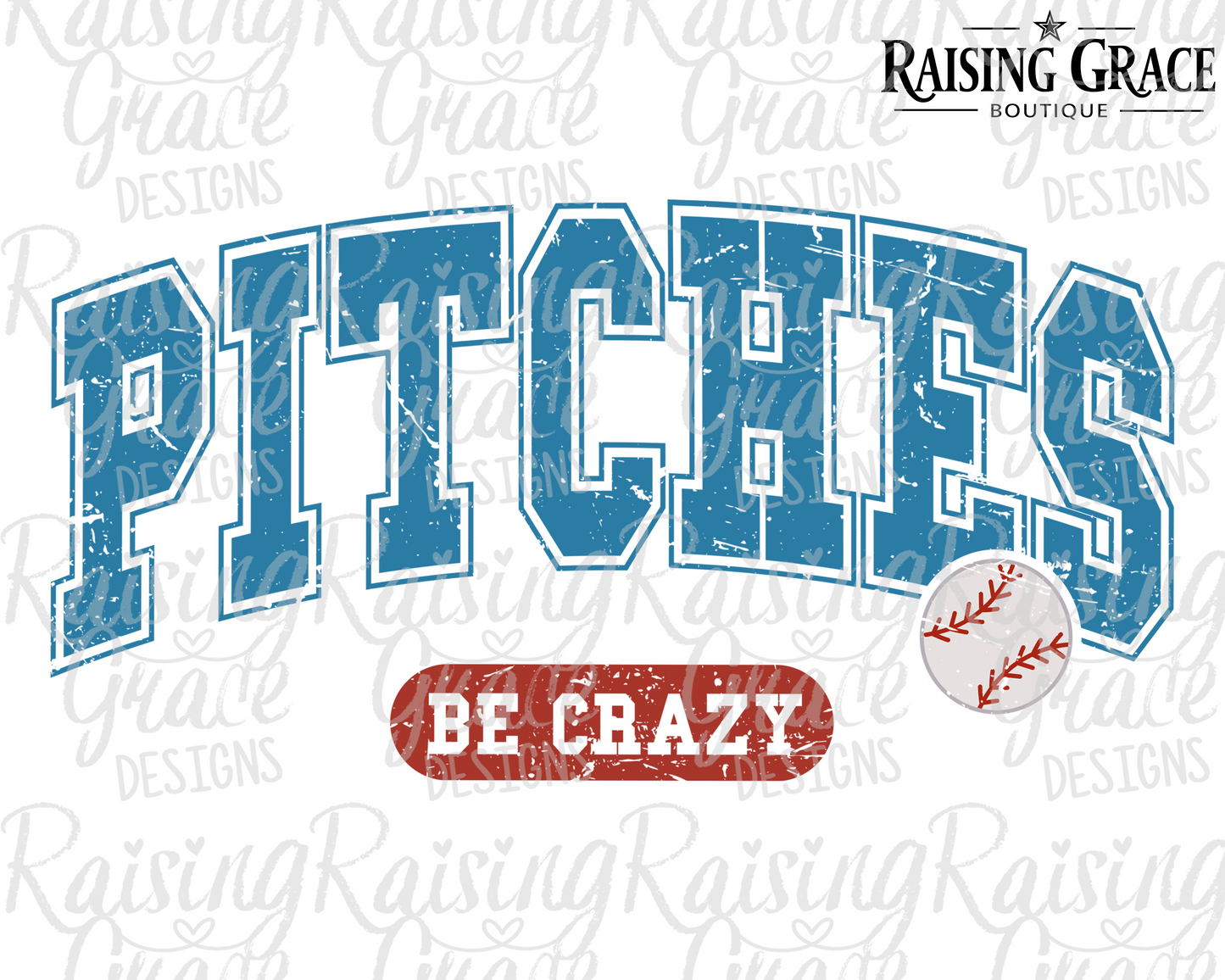 Pitches Be Crazy - Adult T-Shirt - Comfort Colors