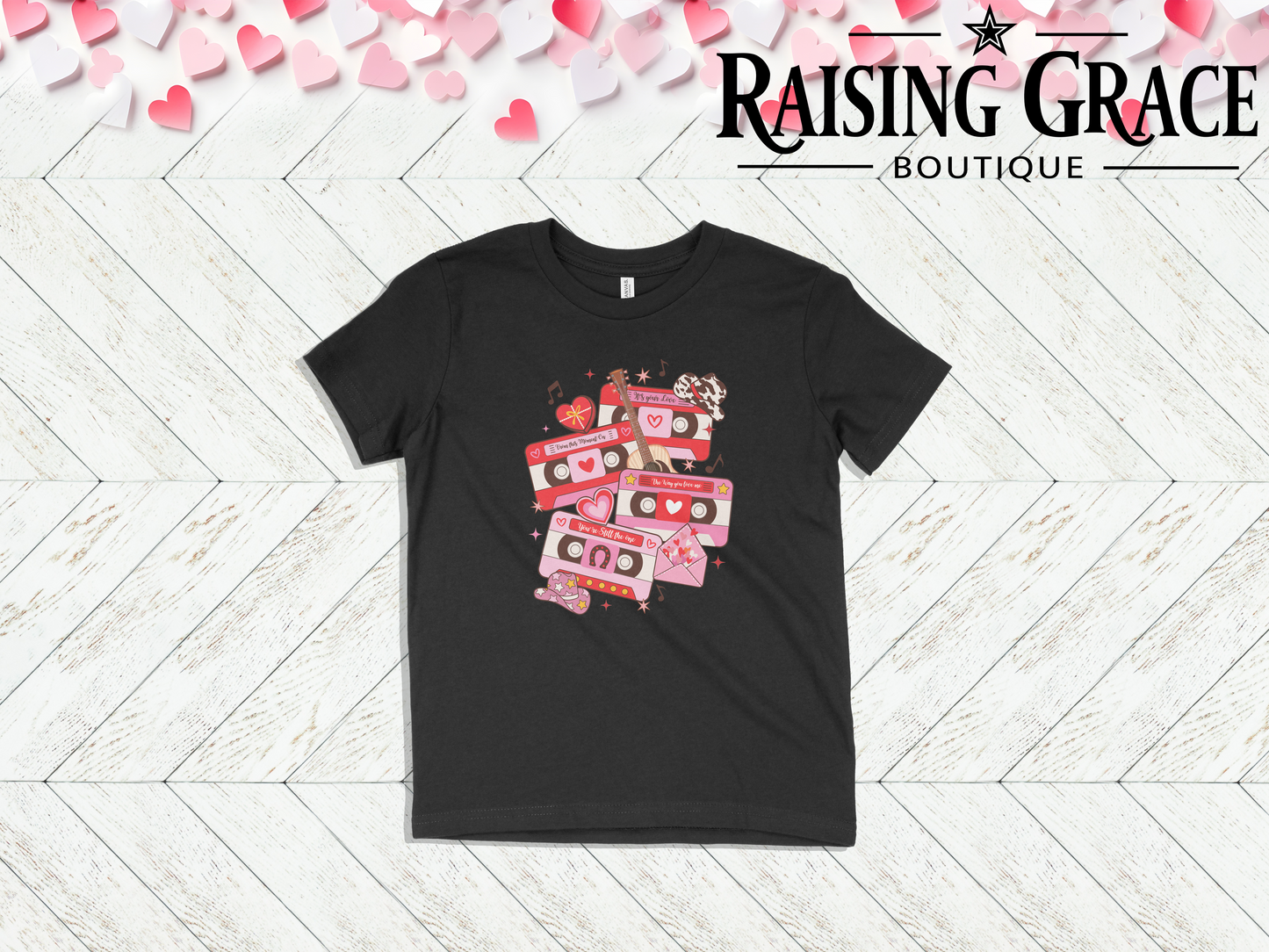 Western Valentine Cassette - Youth Tee