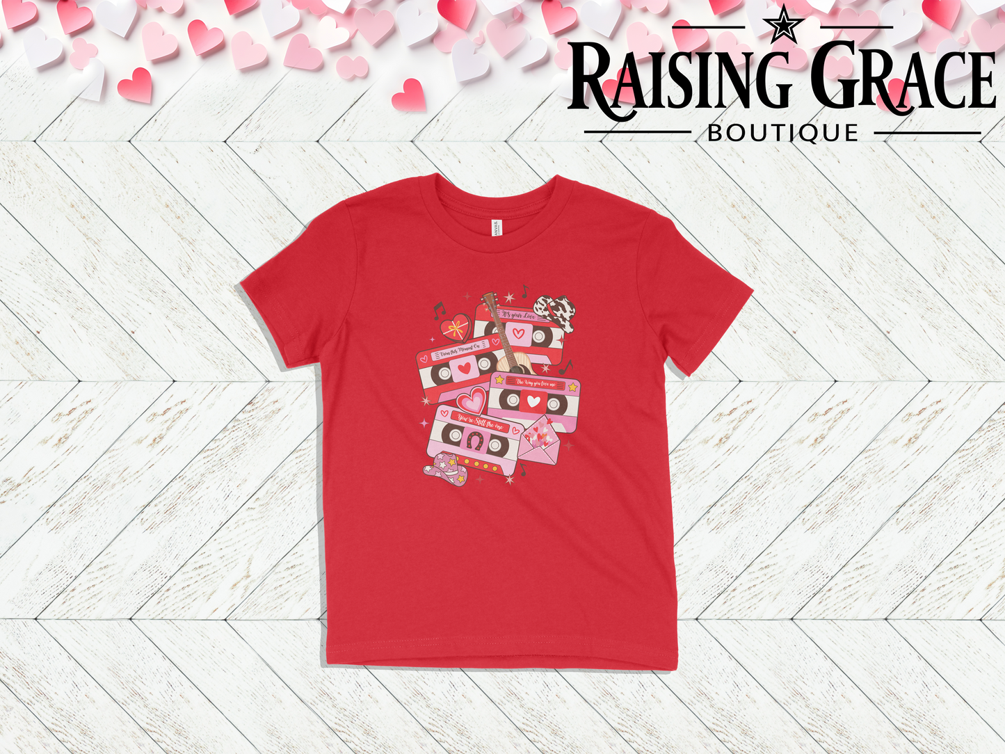 Western Valentine Cassette - Youth Tee