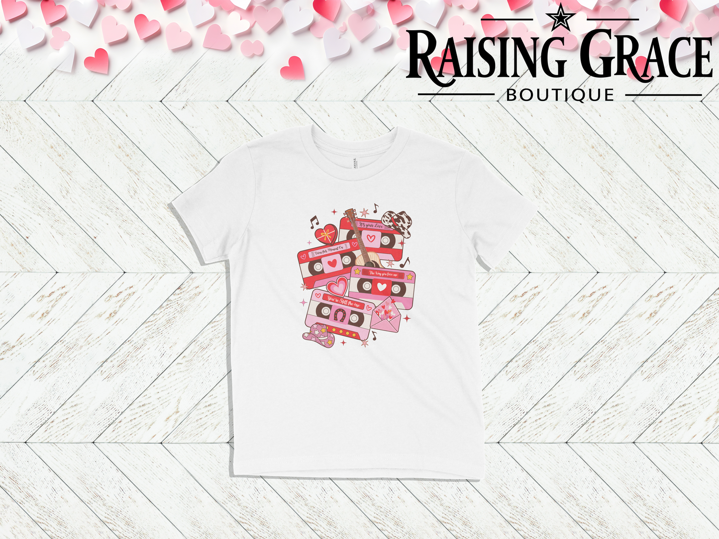 Western Valentine Cassette - Youth Tee