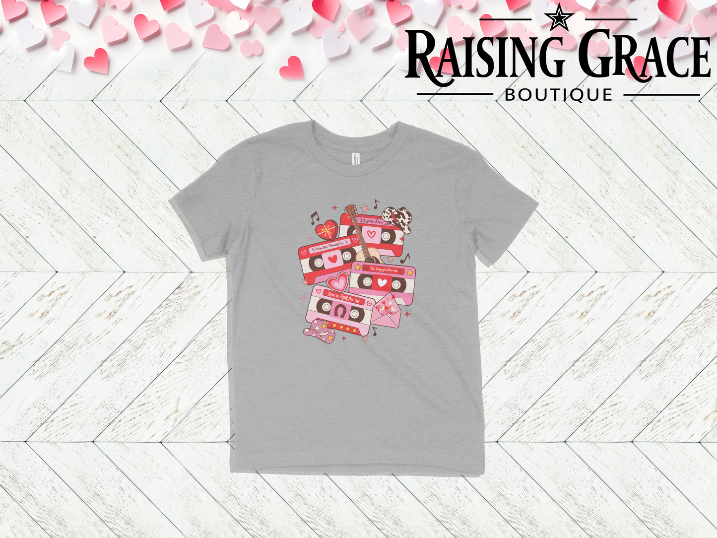 Western Valentine Cassette - Youth Tee