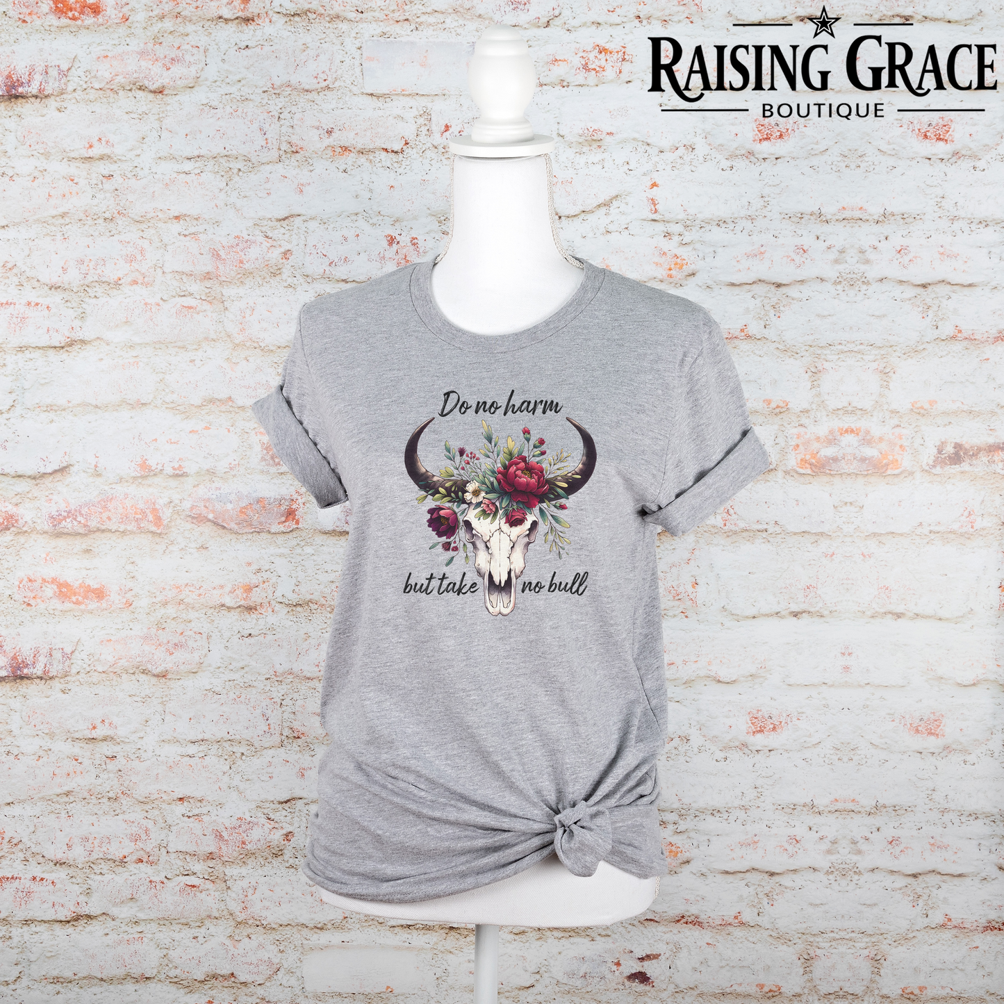 Do No Harm But Take No Bull - Western Tee - Adult T-Shirt