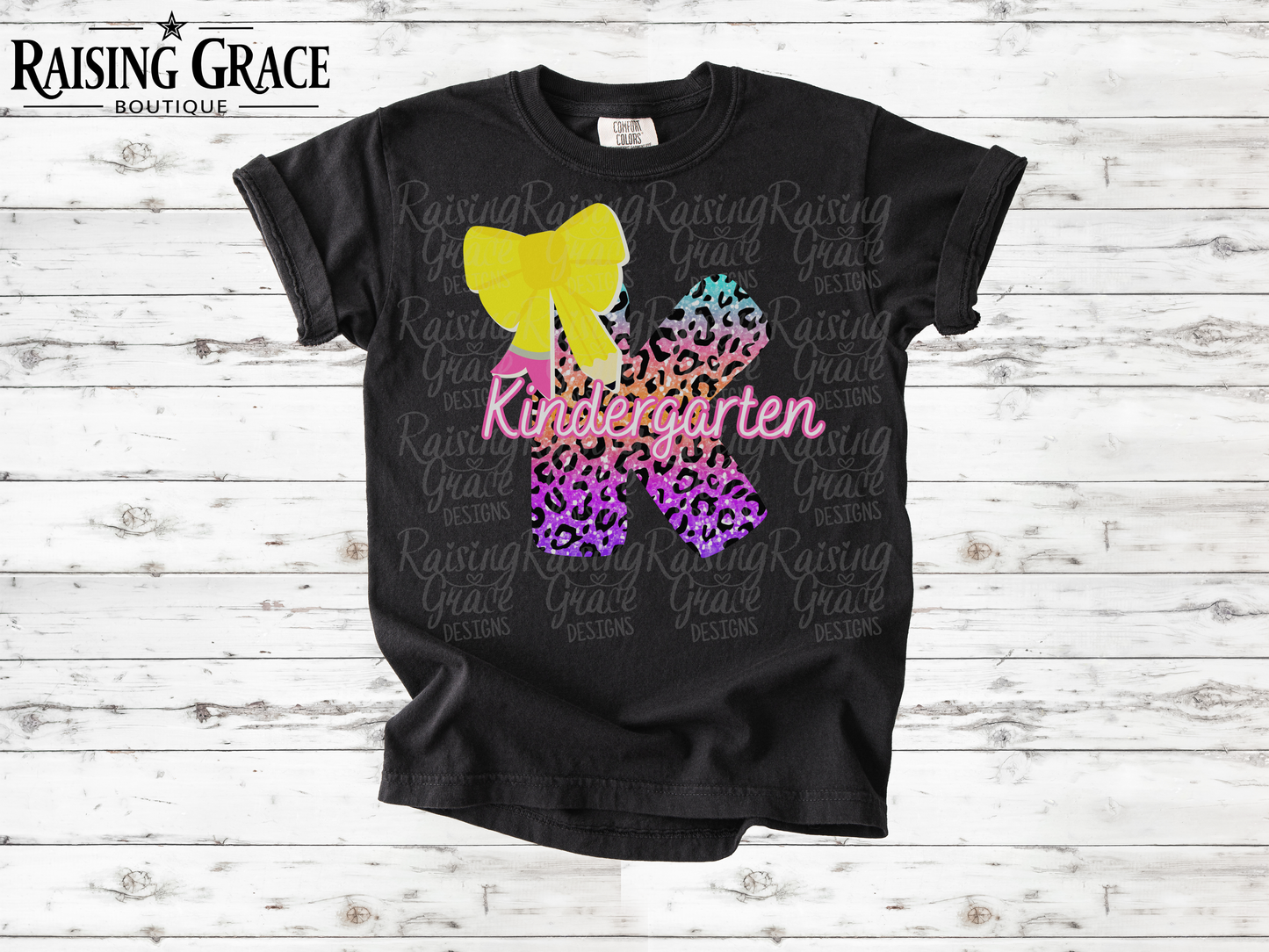 K - Kindergarten - Youth T-Shirt - Comfort Colors