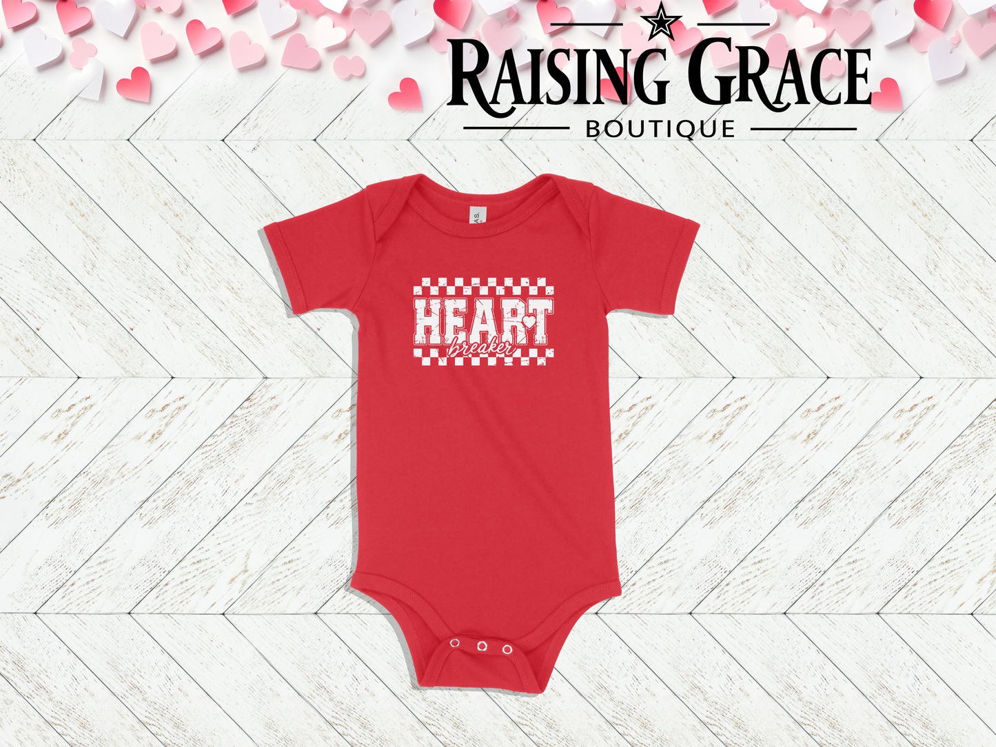 Heartbreaker - Valentines - Baby Bodysuit