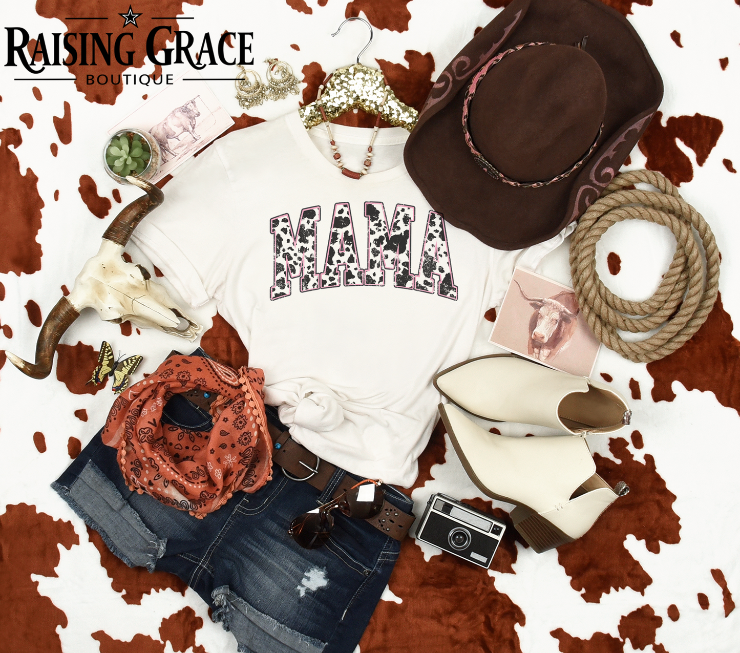 Mama - Western Tee - Adult T-Shirt