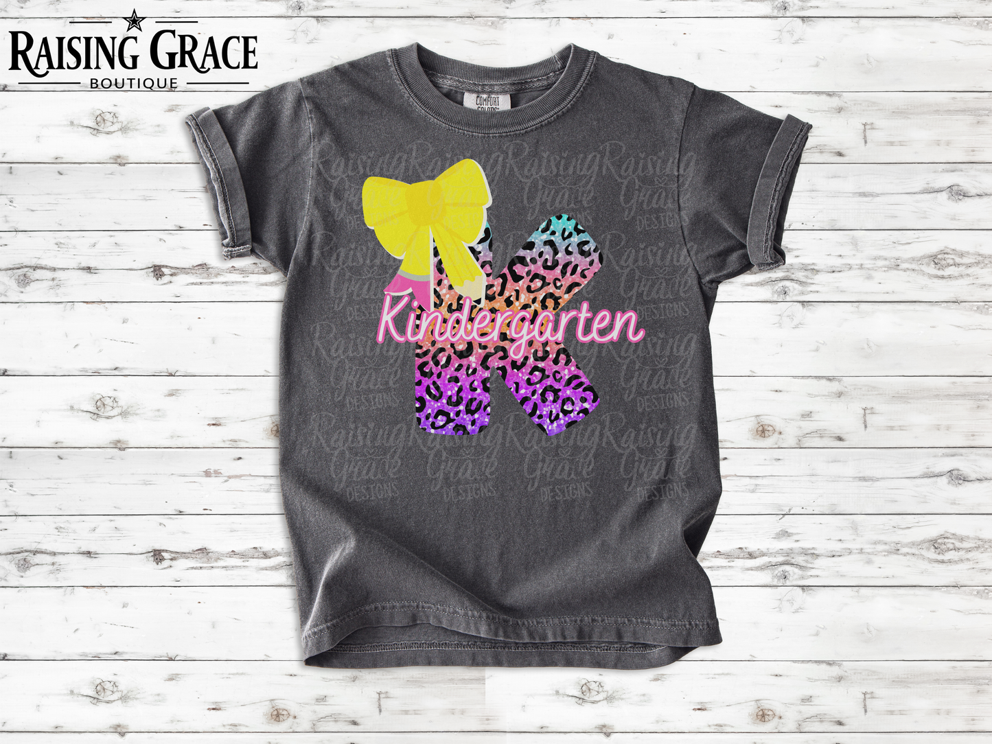 K - Kindergarten - Youth T-Shirt - Comfort Colors