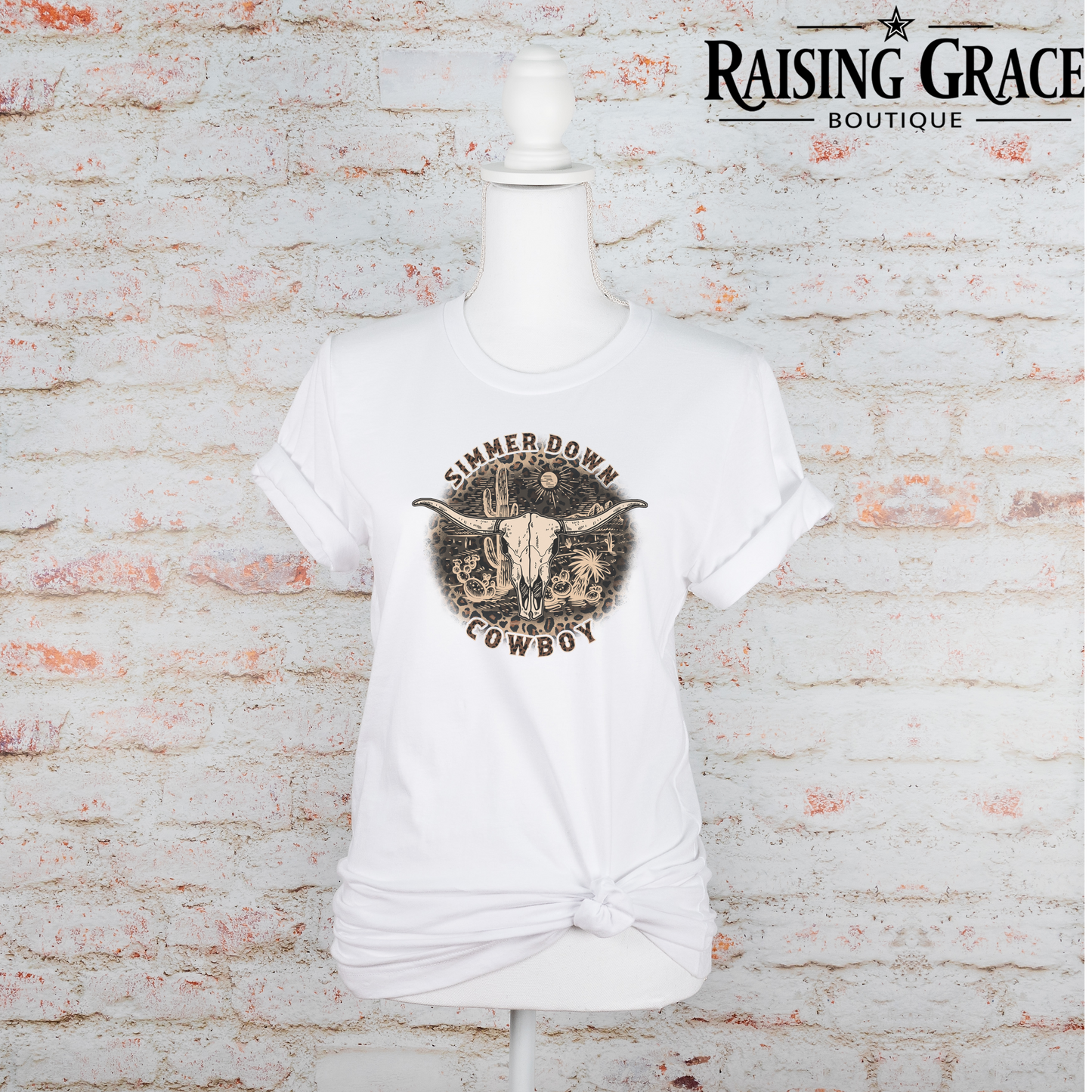 Simmer Down Cowboy - Adult T-Shirt