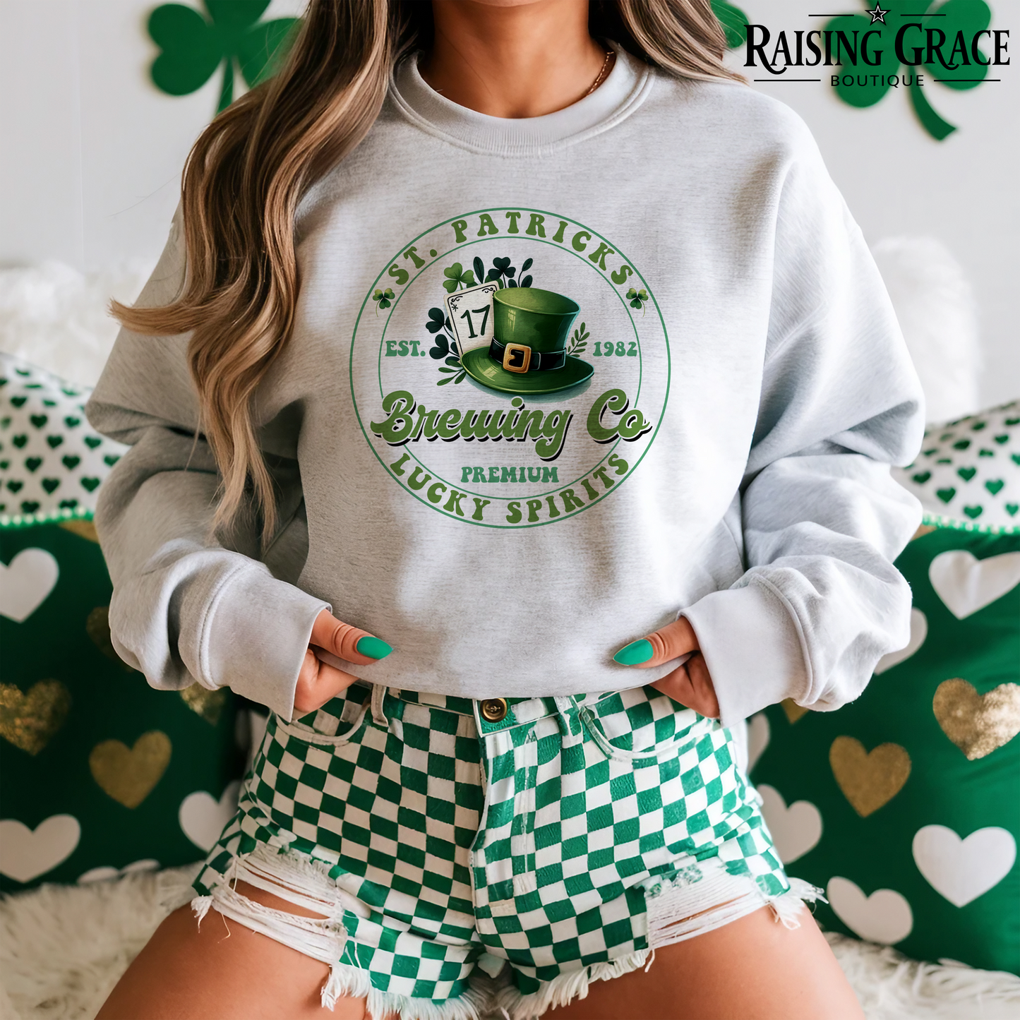 St. Patrick's Brewing Co. - St. Patrick's Day - Adult Sweatshirt