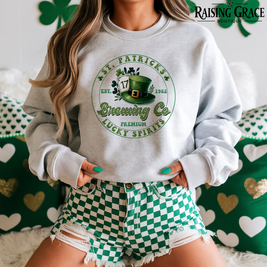 St. Patrick's Brewing Co. - St. Patrick's Day - Adult Sweatshirt