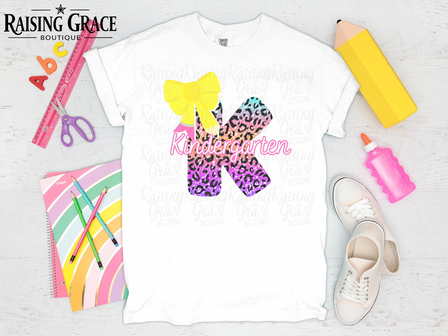 K - Kindergarten - Youth T-Shirt - Comfort Colors
