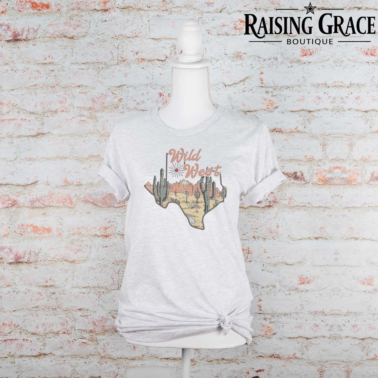 Wild West - Texas - Adult T-Shirt