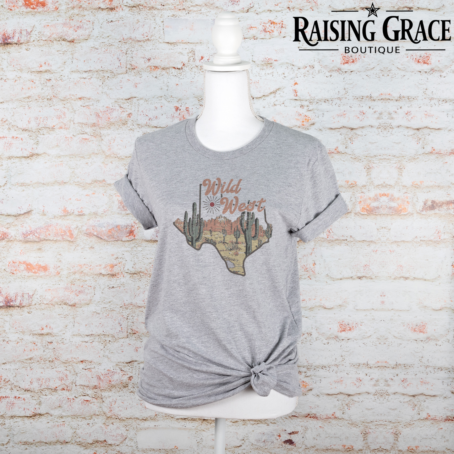 Wild West - Texas - Adult T-Shirt