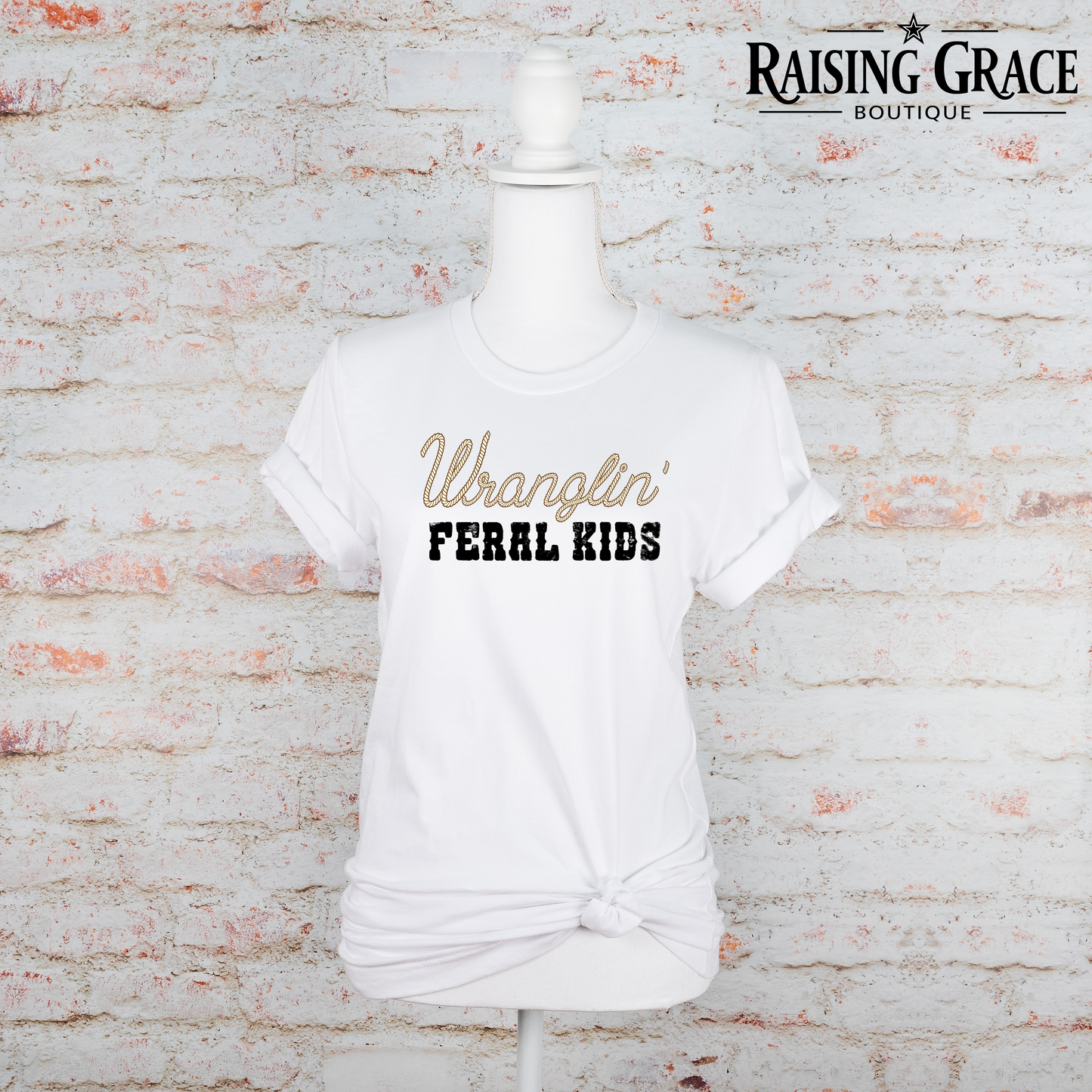 Wranglin' Feral Kids - Adult T-Shirt - Sublimated T-Shirt