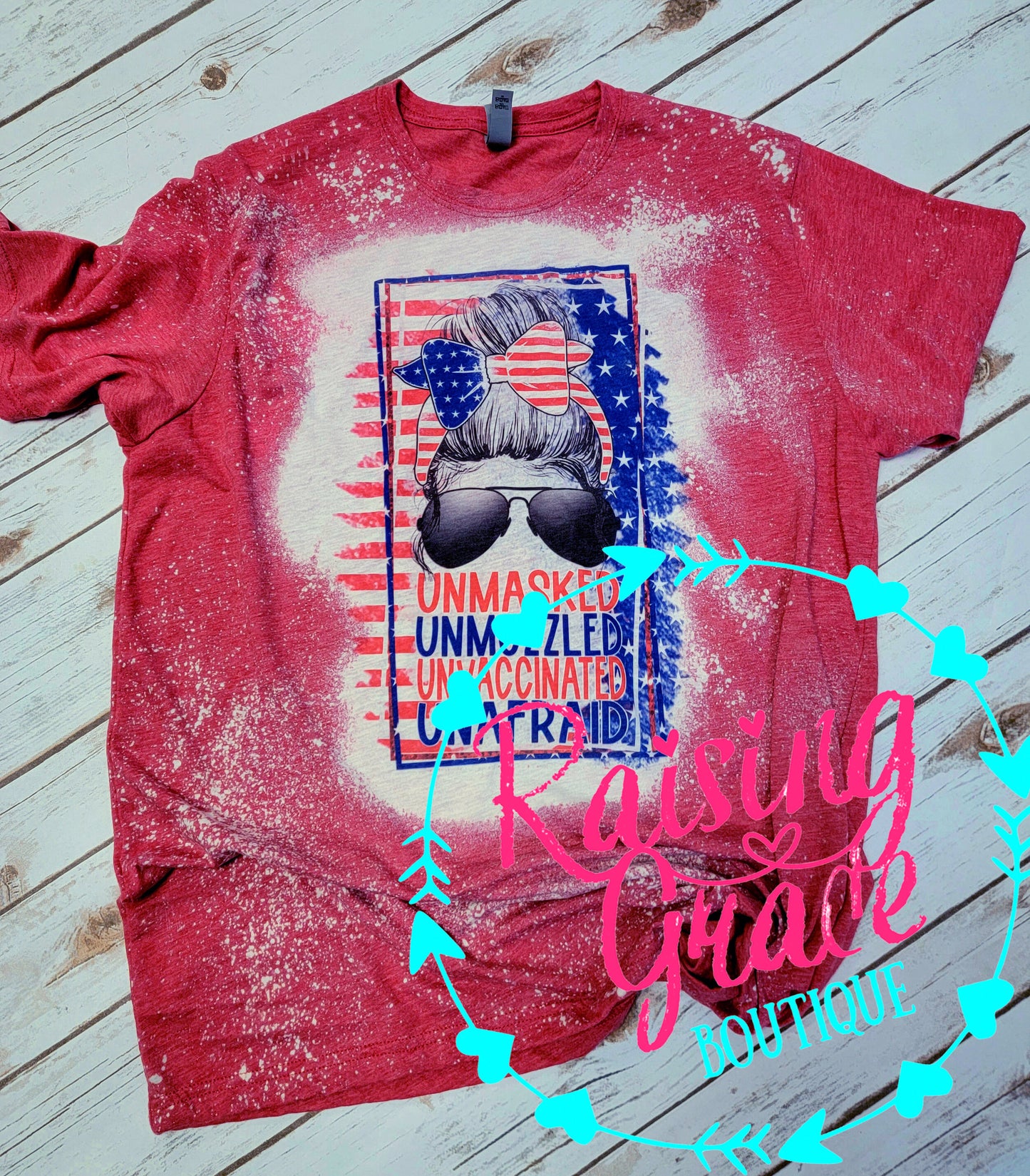 UNMASKED - Bleached T-Shirt