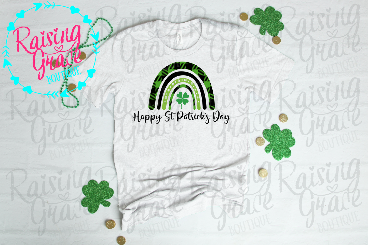 Happy St. Patrick's Day Rainbow Shirt - Adult