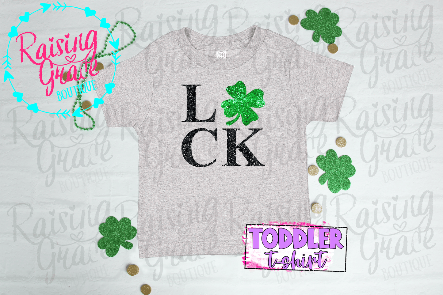 LUCK Shirt - Glitter - Toddler