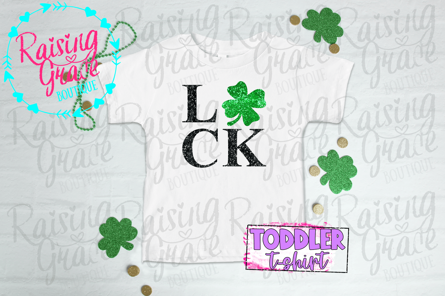 LUCK Shirt - Glitter - Toddler
