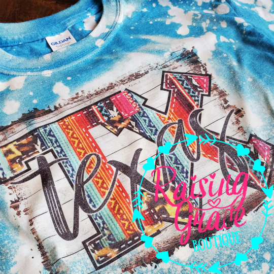 Texas Serape Bleached T-Shirt