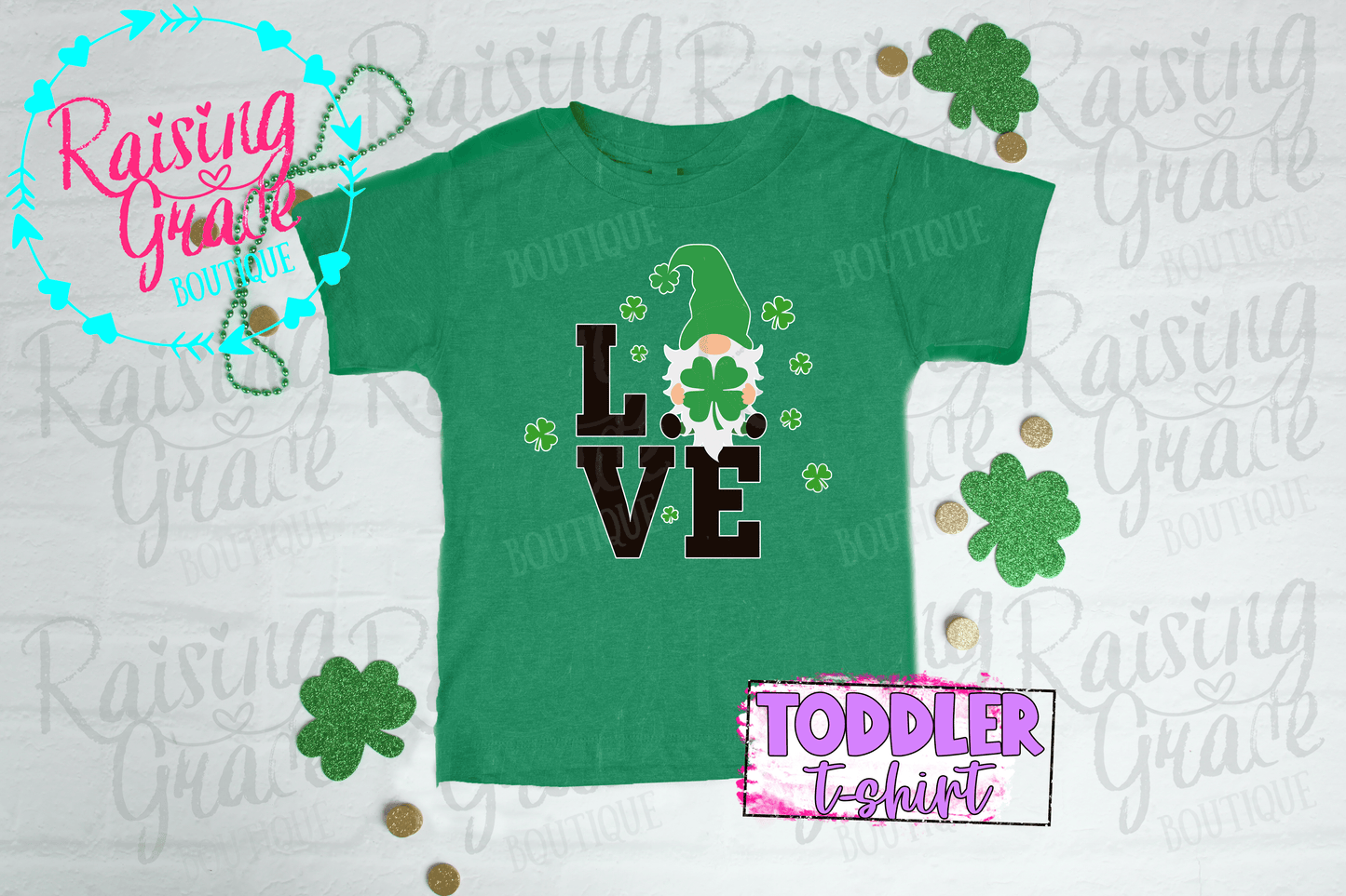 LOVE Gnome Shirt - Toddler