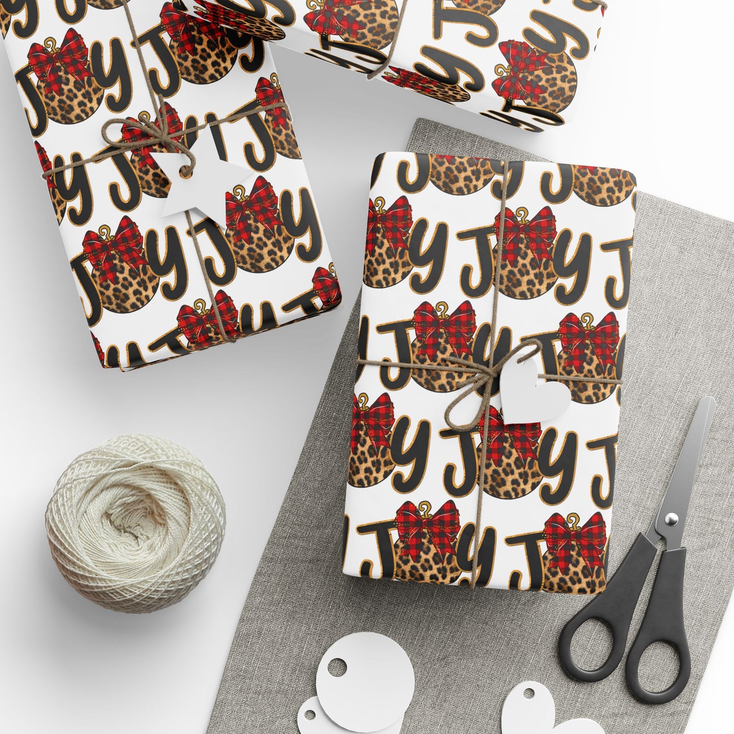 Joy Ornament Pattern - Wrapping Paper