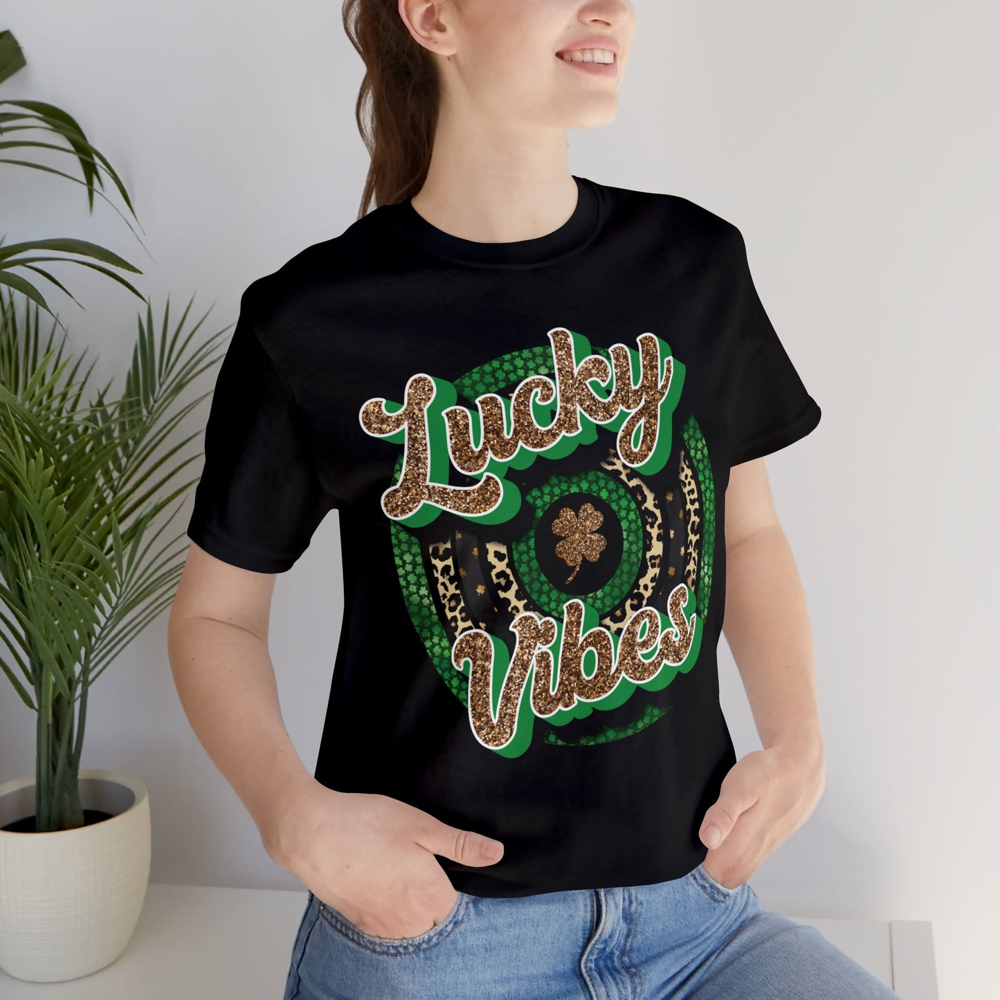 Lucky Vibes - Unisex Jersey Short Sleeve Tee - Adult T-Shirt