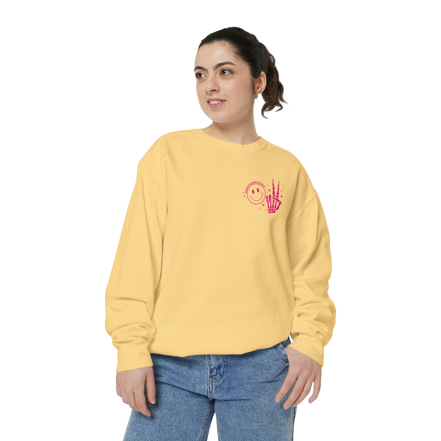 AbsoFuckingLutely - Unisex Garment-Dyed Sweatshirt - Adult