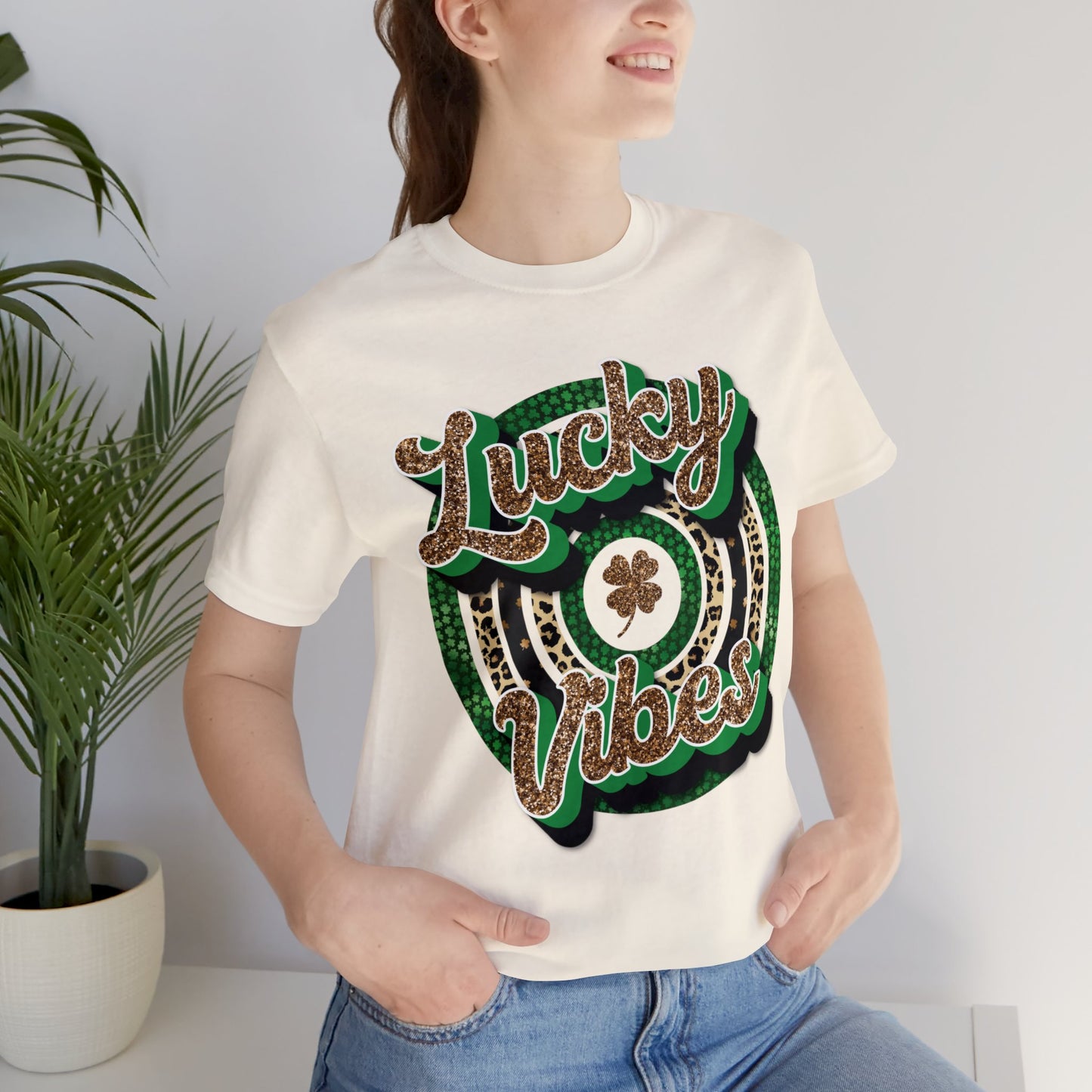 Lucky Vibes - Unisex Jersey Short Sleeve Tee - Adult T-Shirt