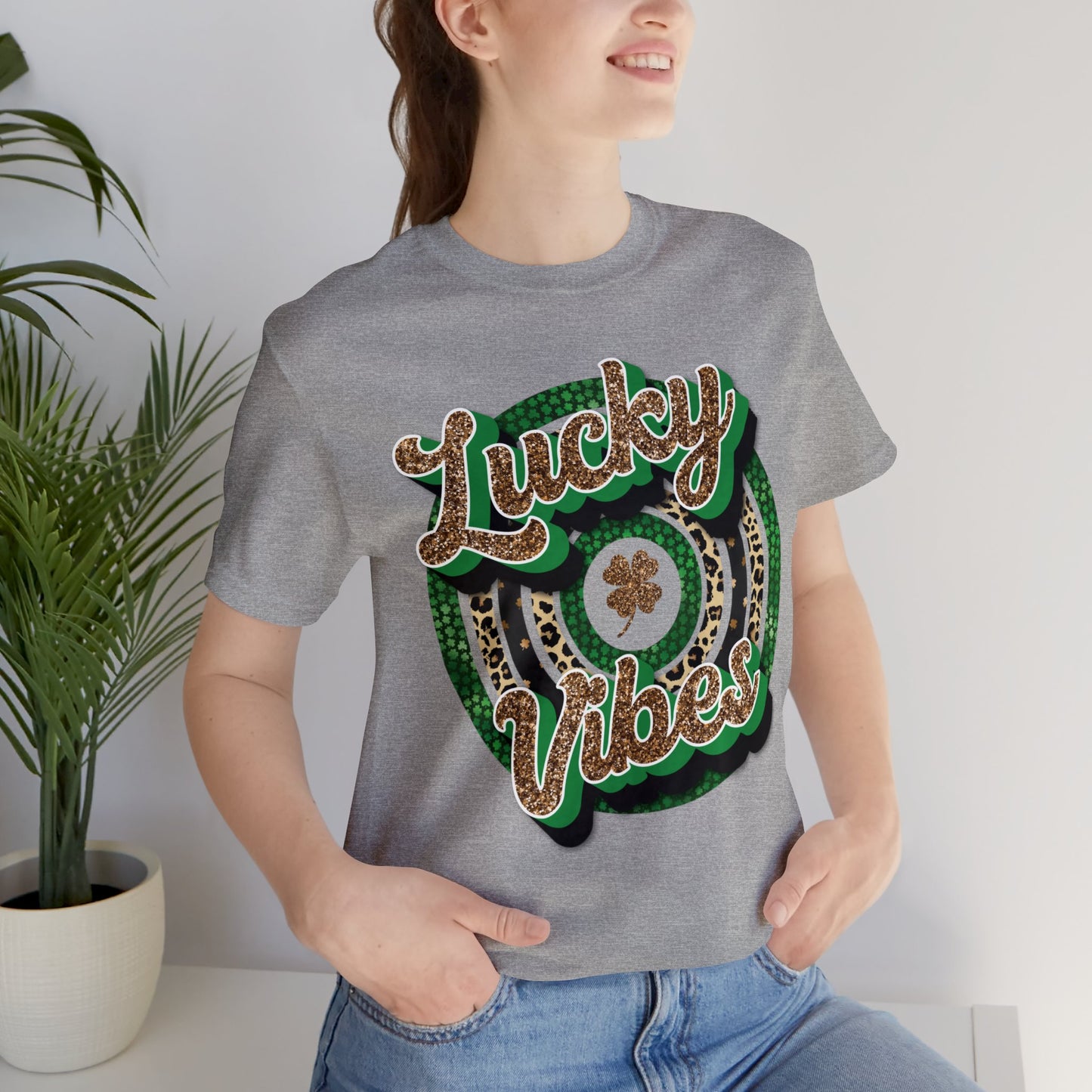 Lucky Vibes - Unisex Jersey Short Sleeve Tee - Adult T-Shirt