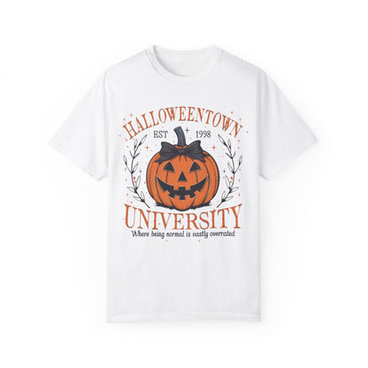 Halloweentown University Graphic T-Shirt | Spooky Season Tee | Halloween Pumpkin Shirt | Boutique Halloween Graphic Tee | Fall Spooky Shirt