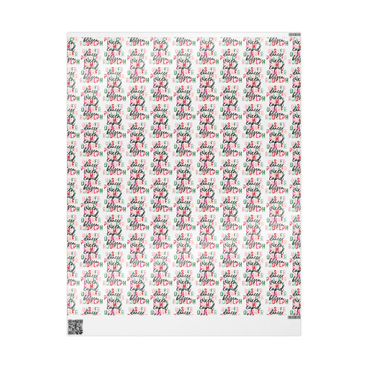 Reindeer Names Pattern - Wrapping Paper