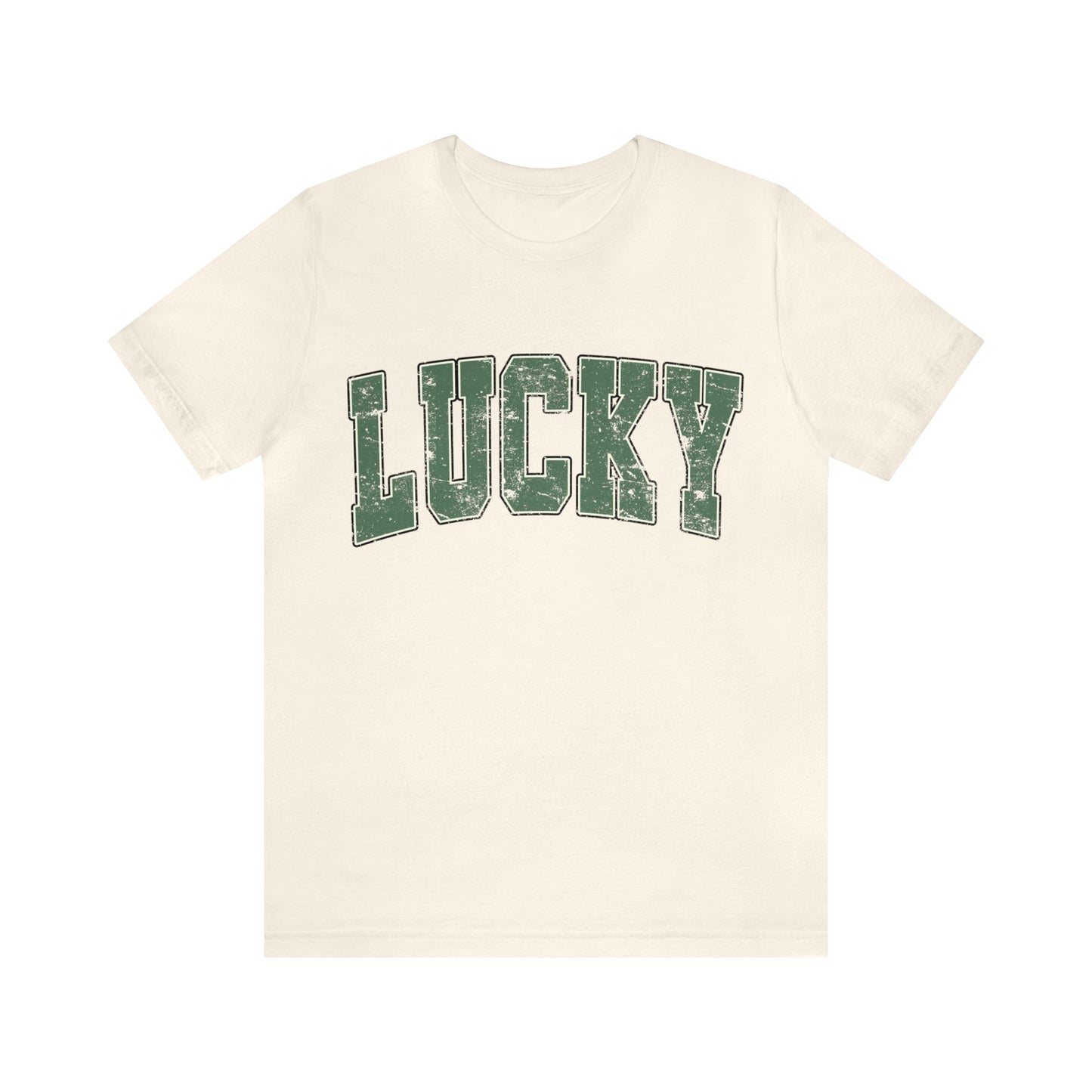 Lucky - Unisex Jersey Short Sleeve Tee - Adult T-Shirt