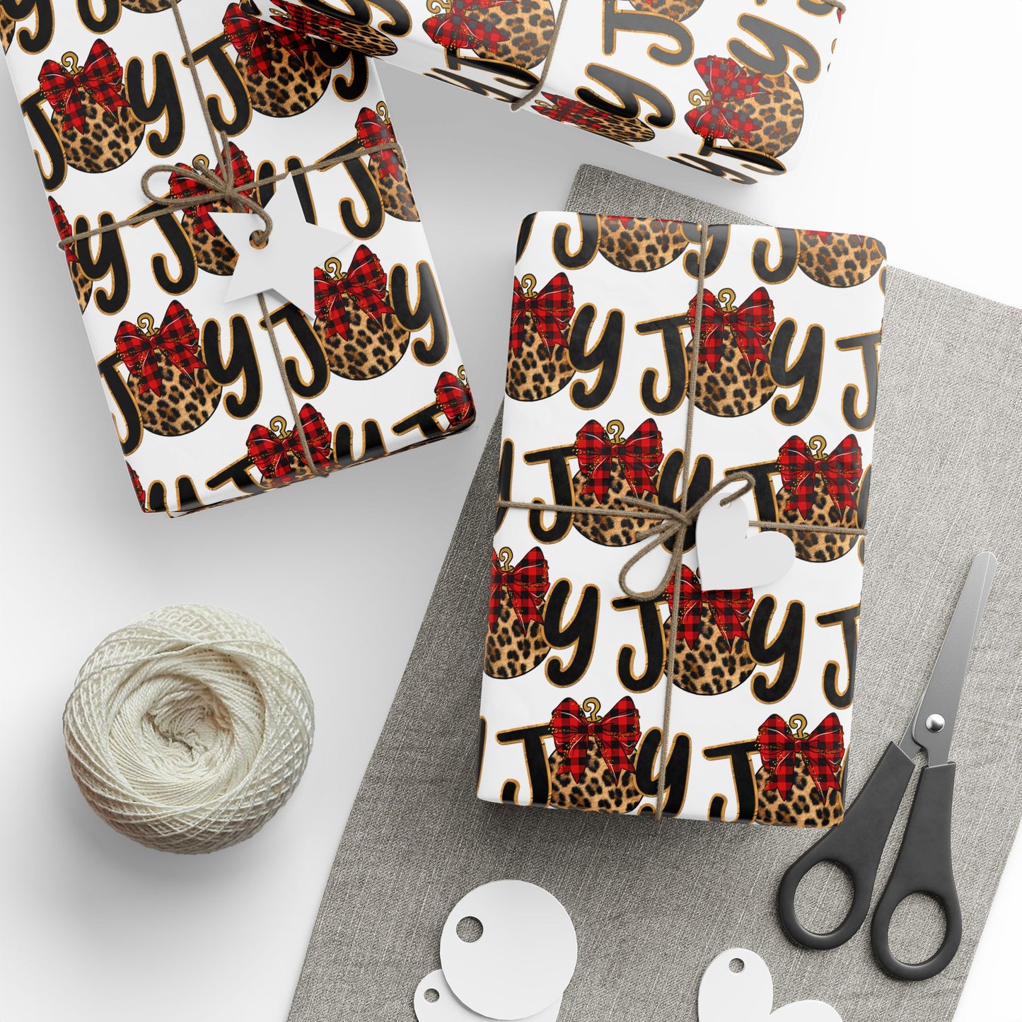 Joy Ornament Pattern - Wrapping Paper