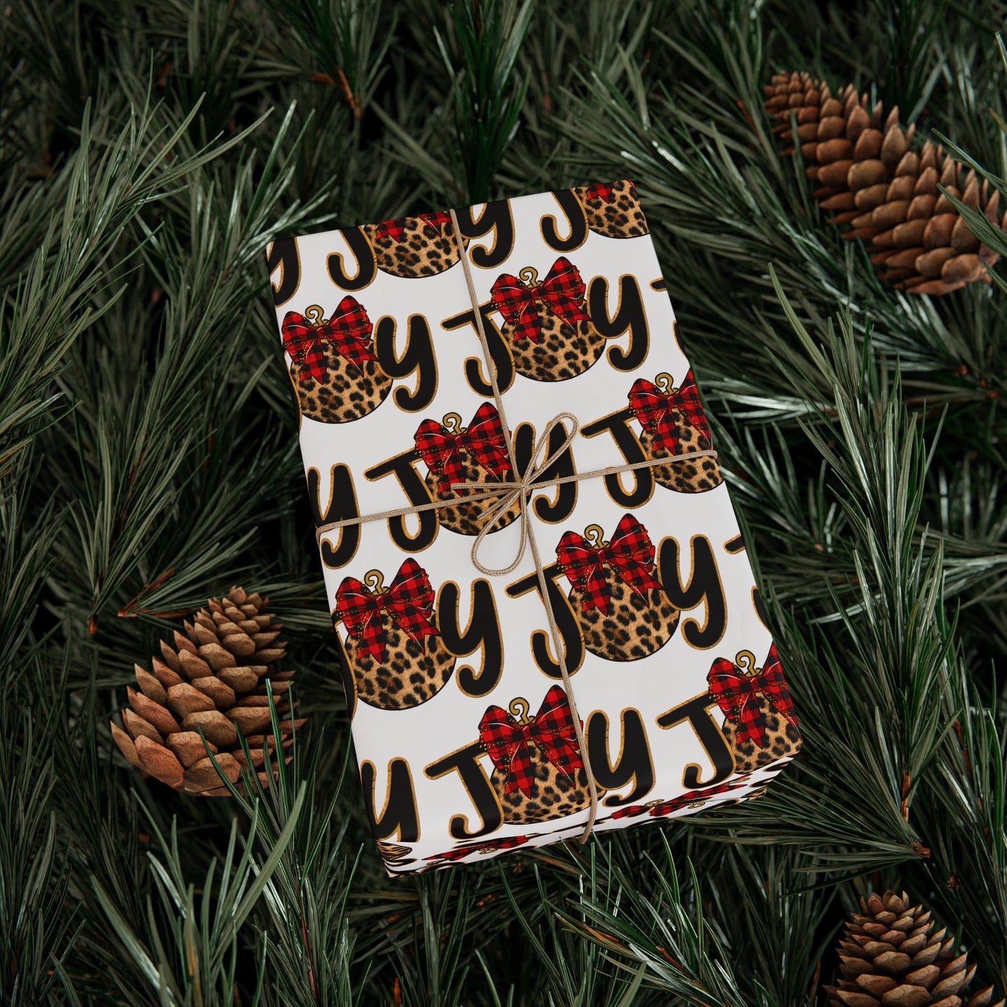 Joy Ornament Pattern - Wrapping Paper