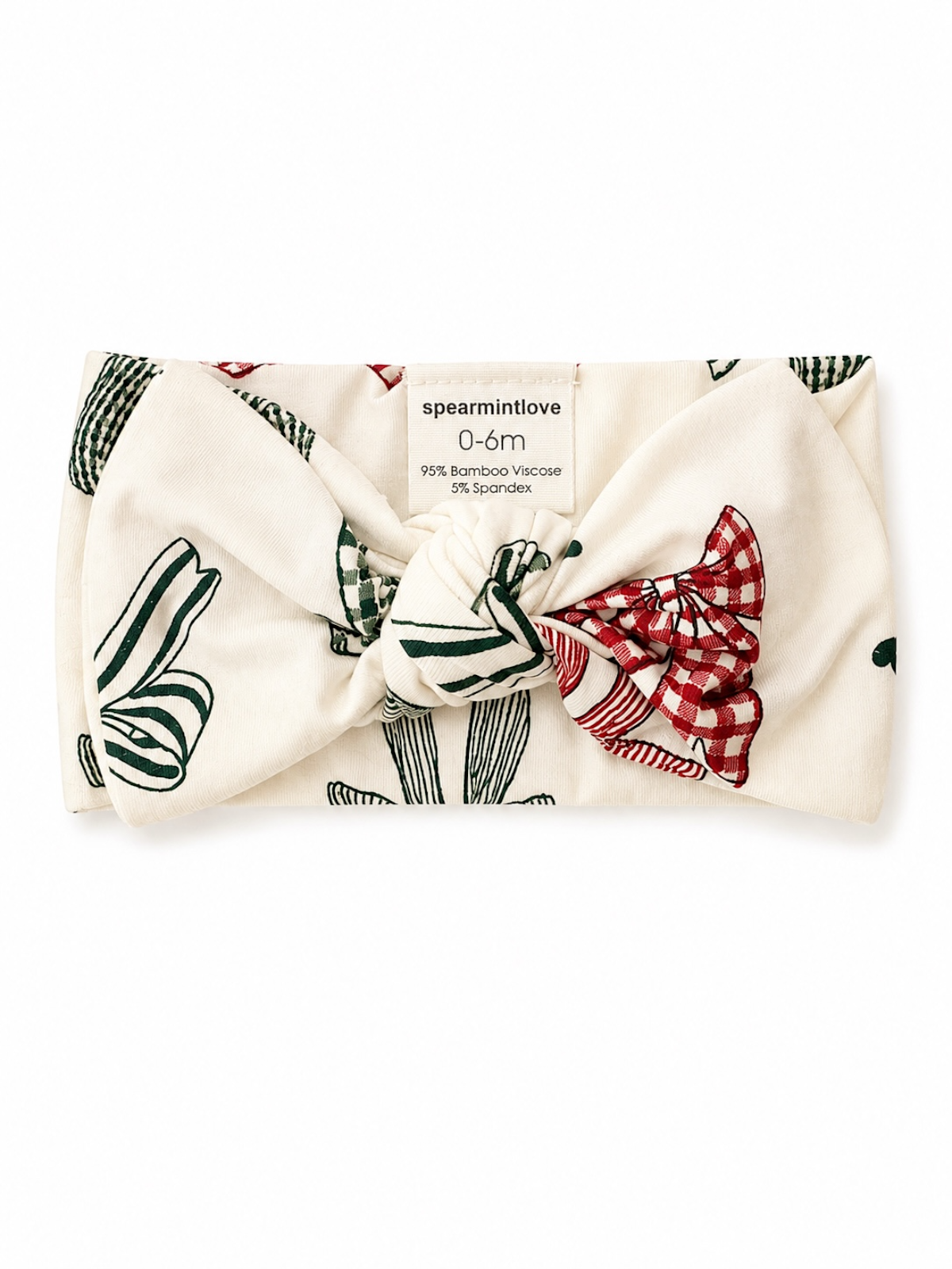 Knot Bow, Country Christmas Bows: 0 - 6 mo.