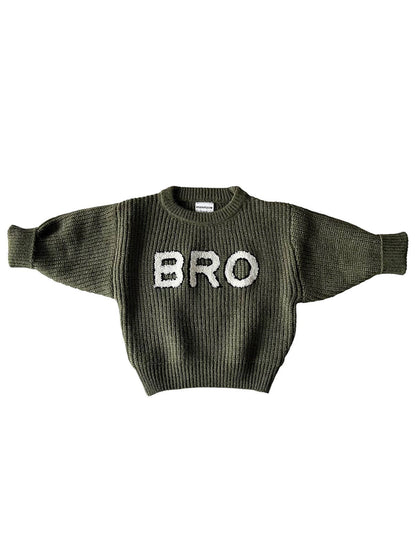 Bro Knit Sweater, Wilderness: 12 - 18 mo.