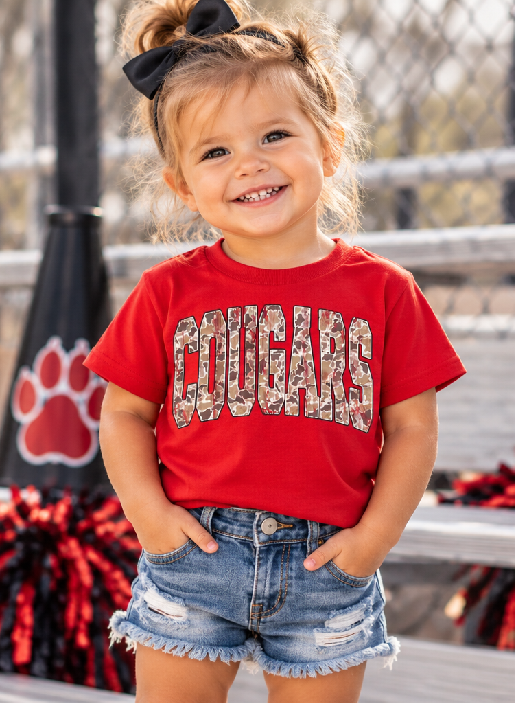 Cougars Camo - Baby and Toddler Graphic Tee