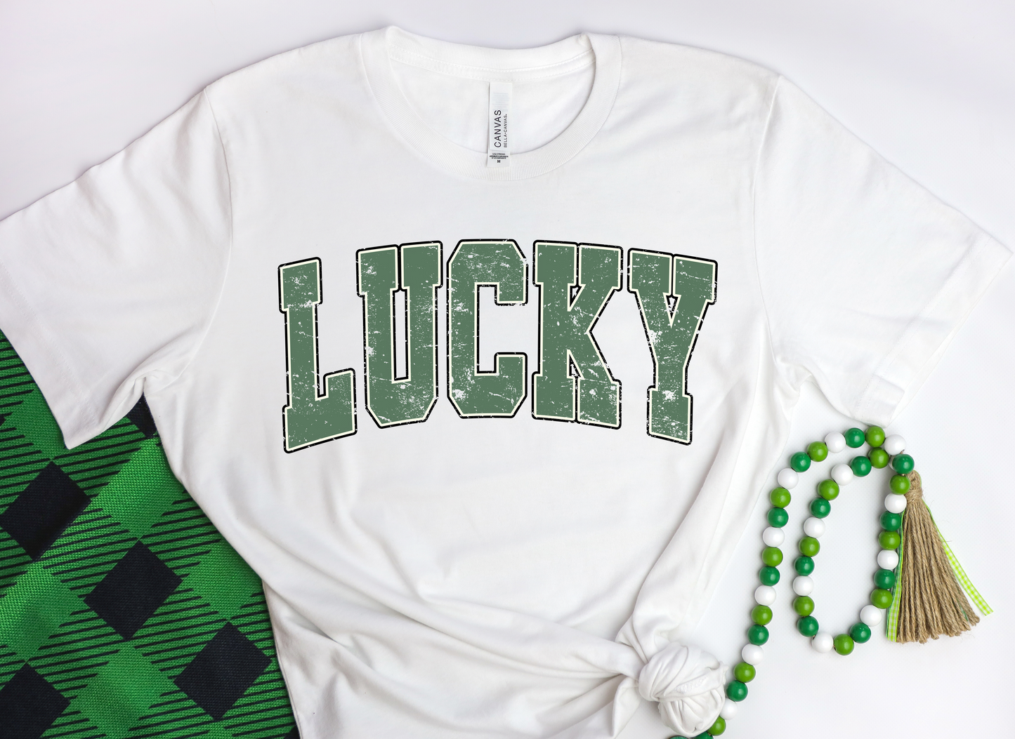 Lucky - Unisex Jersey Short Sleeve Tee - Adult T-Shirt