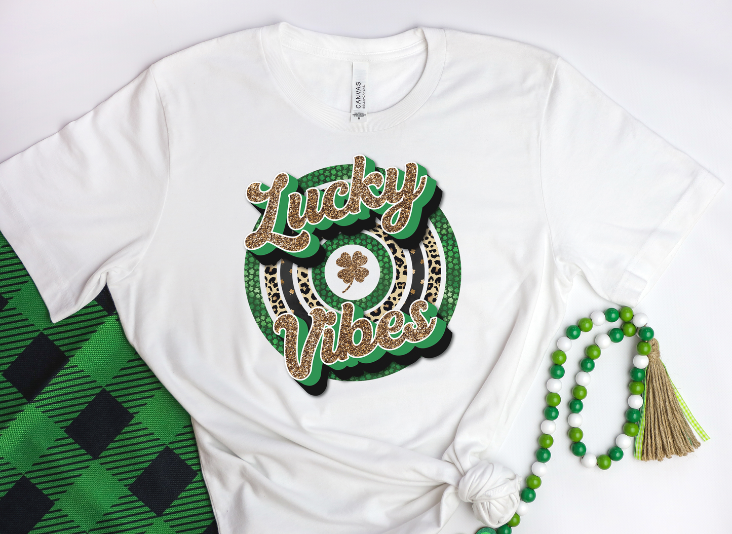 Lucky Vibes - Unisex Jersey Short Sleeve Tee - Adult T-Shirt