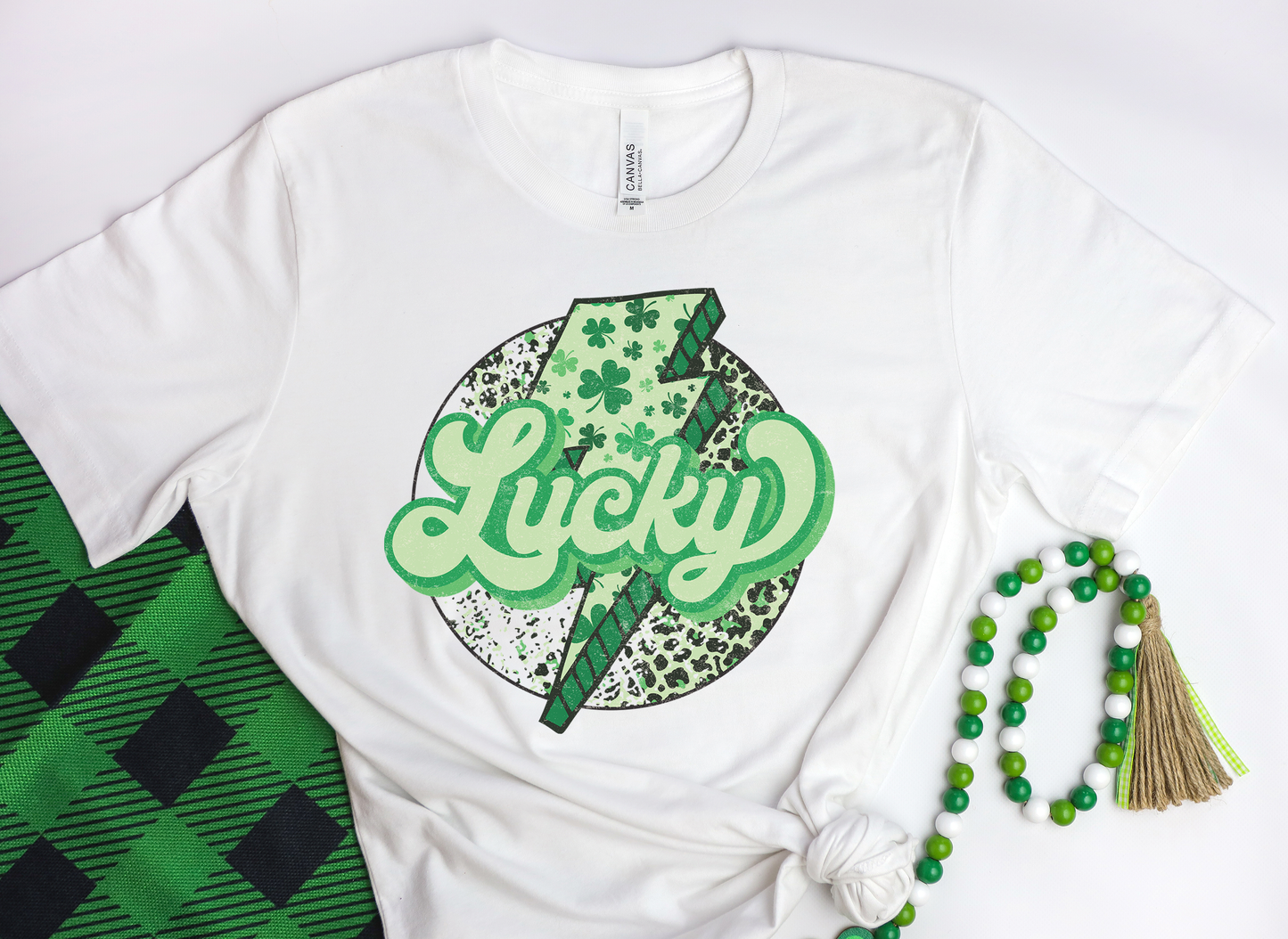 Lucky - Unisex Jersey Short Sleeve Tee - Adult T-Shirt