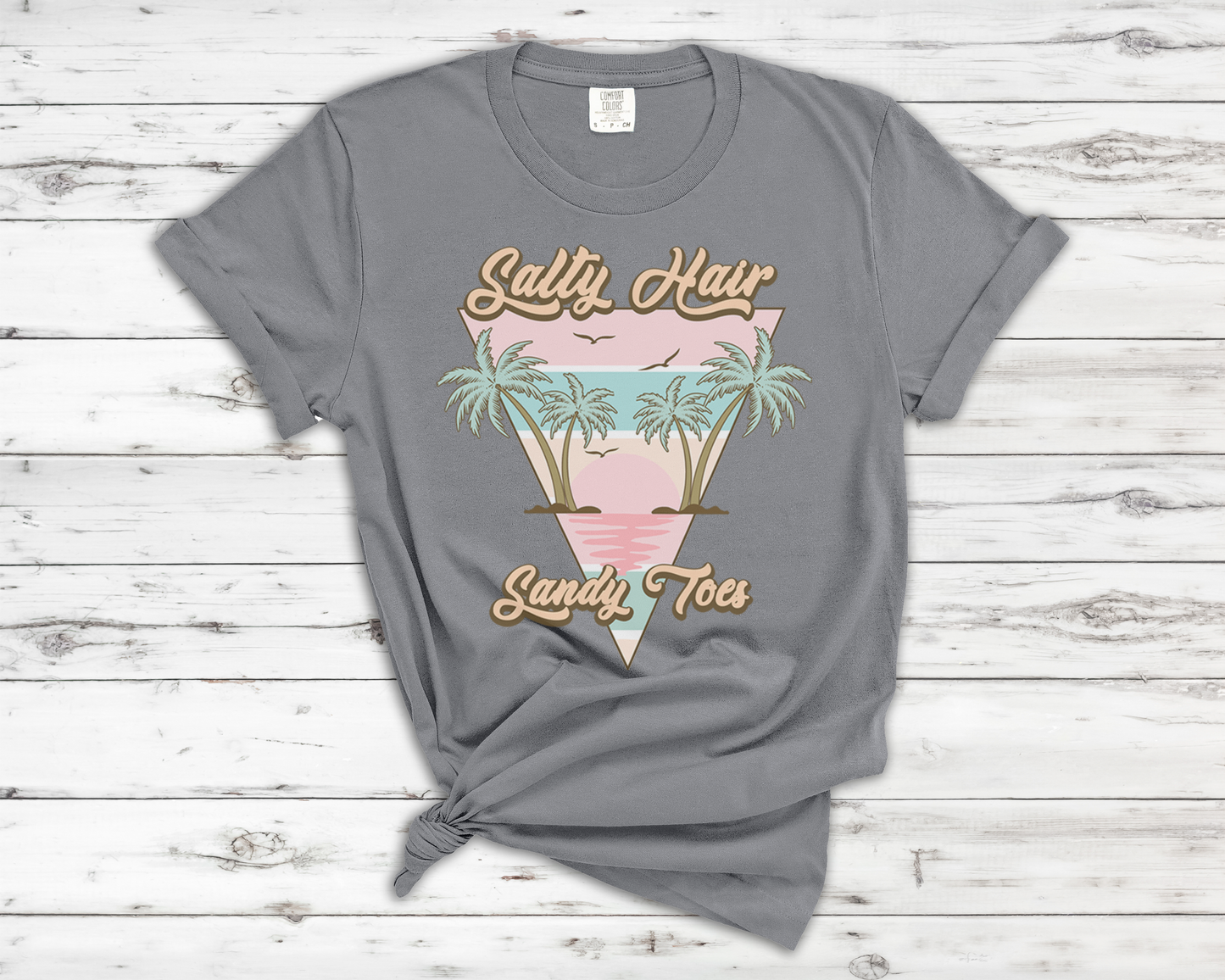 Salty Hair Sandy Toes - T-Shirt