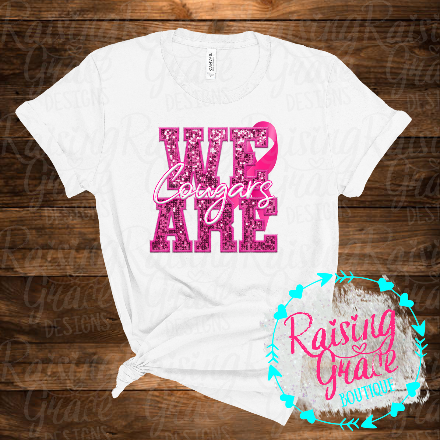 Breast Cancer Awareness - WE ARE "your mascot" - T-Shirt - Adult