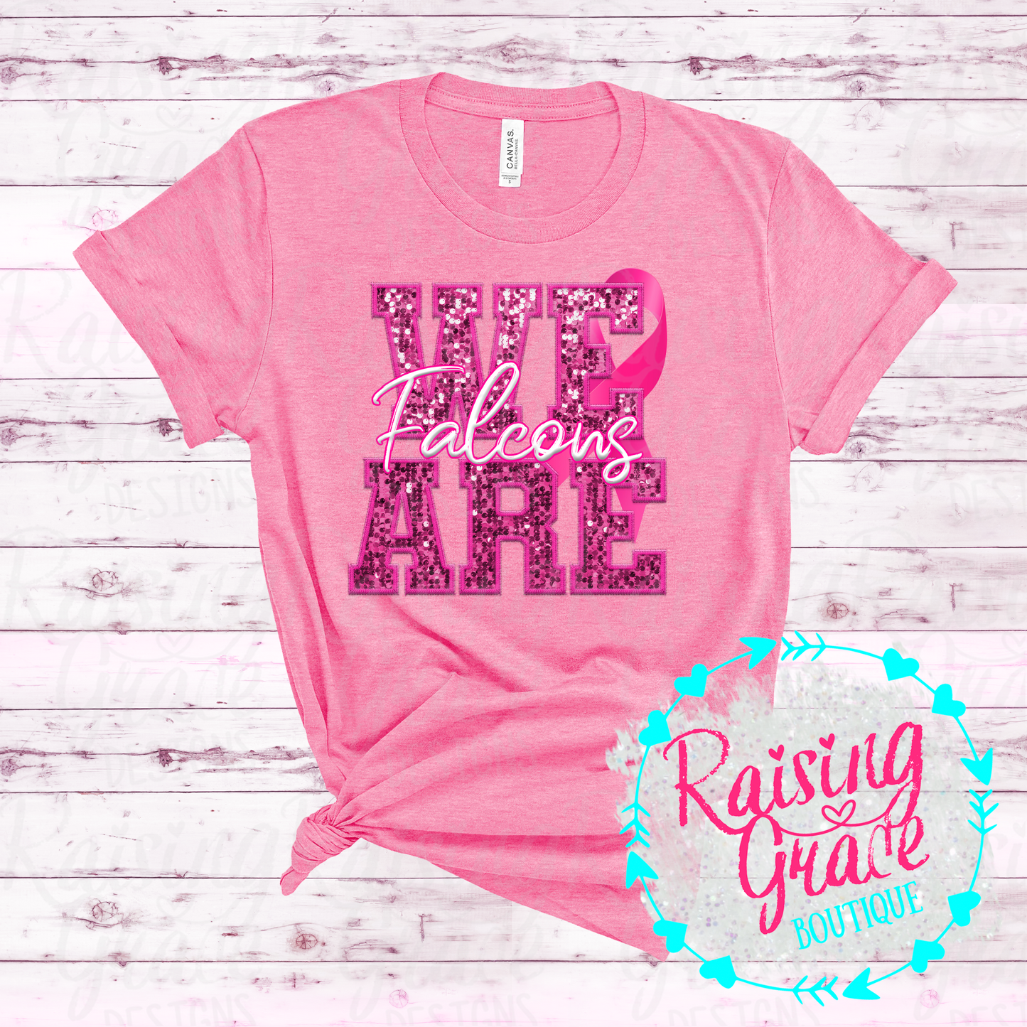 Breast Cancer Awareness - WE ARE "your mascot" - T-Shirt - Adult