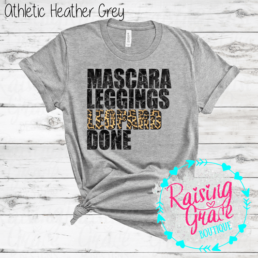 Mascara Leggings Leopard Done - T-Shirt - Adult