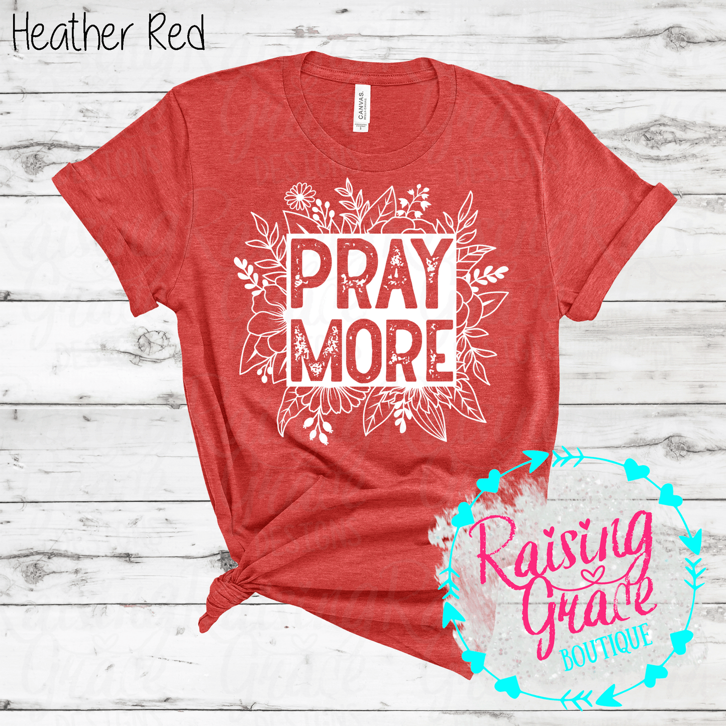 Pray More - T-Shirt - Adult