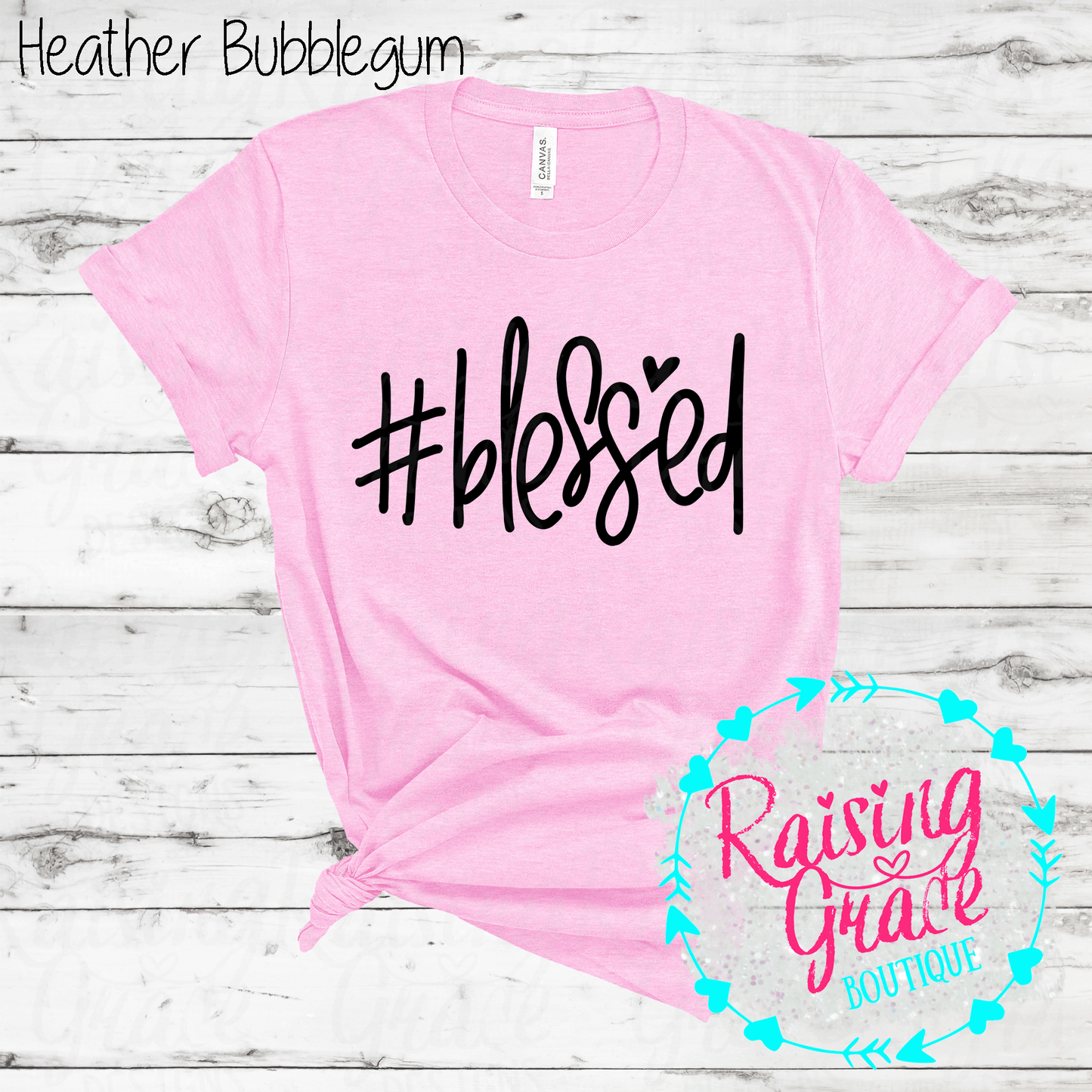 #Blessed - T-Shirt - (Shades of Pink and Purple)