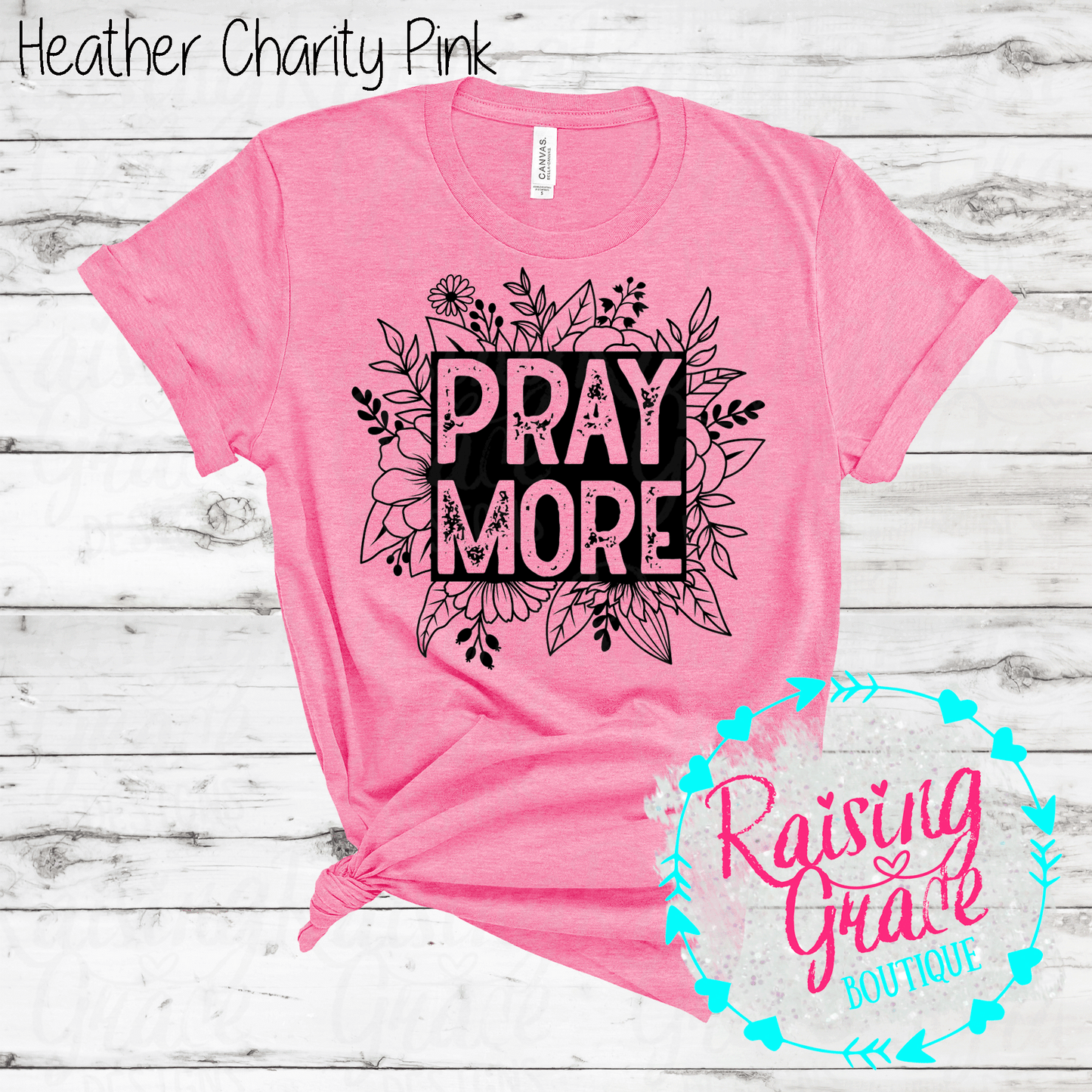 Pray More - T-Shirt - Adult