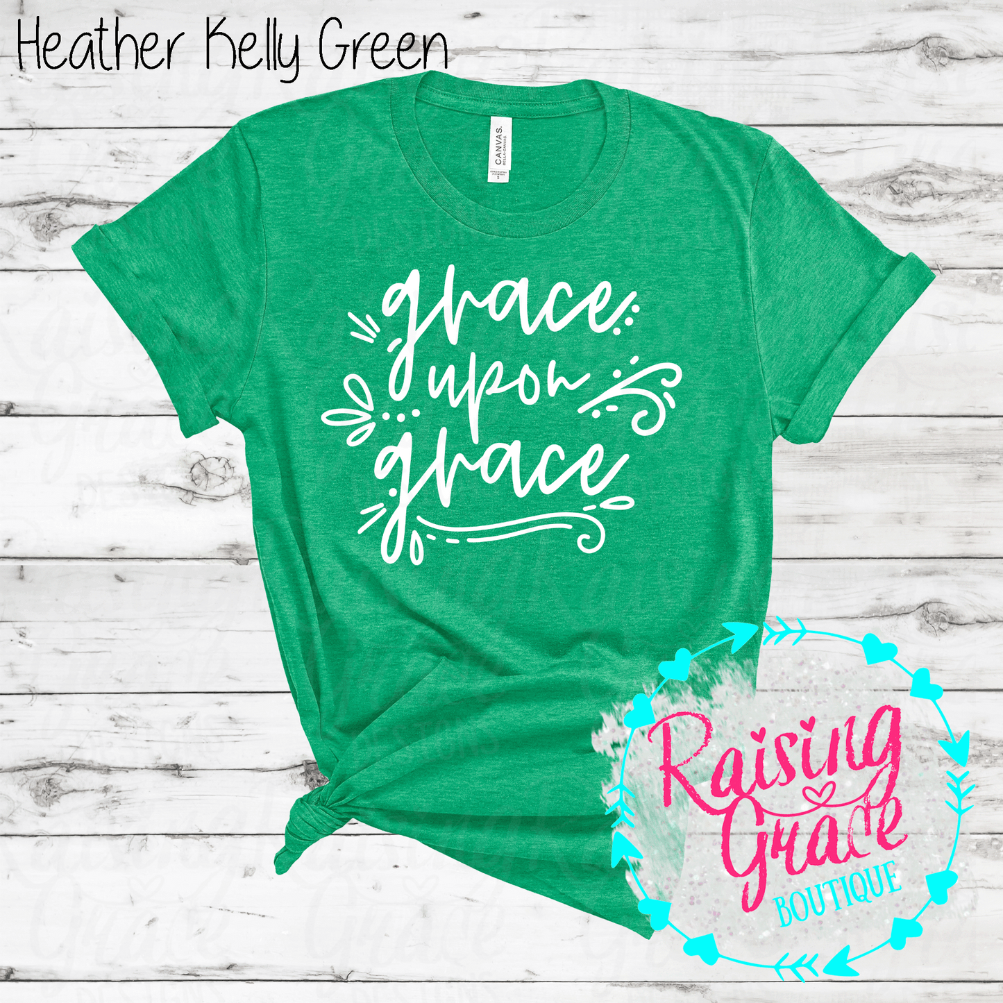 Grace Upon Grace - T-Shirt - (Shades of Green)