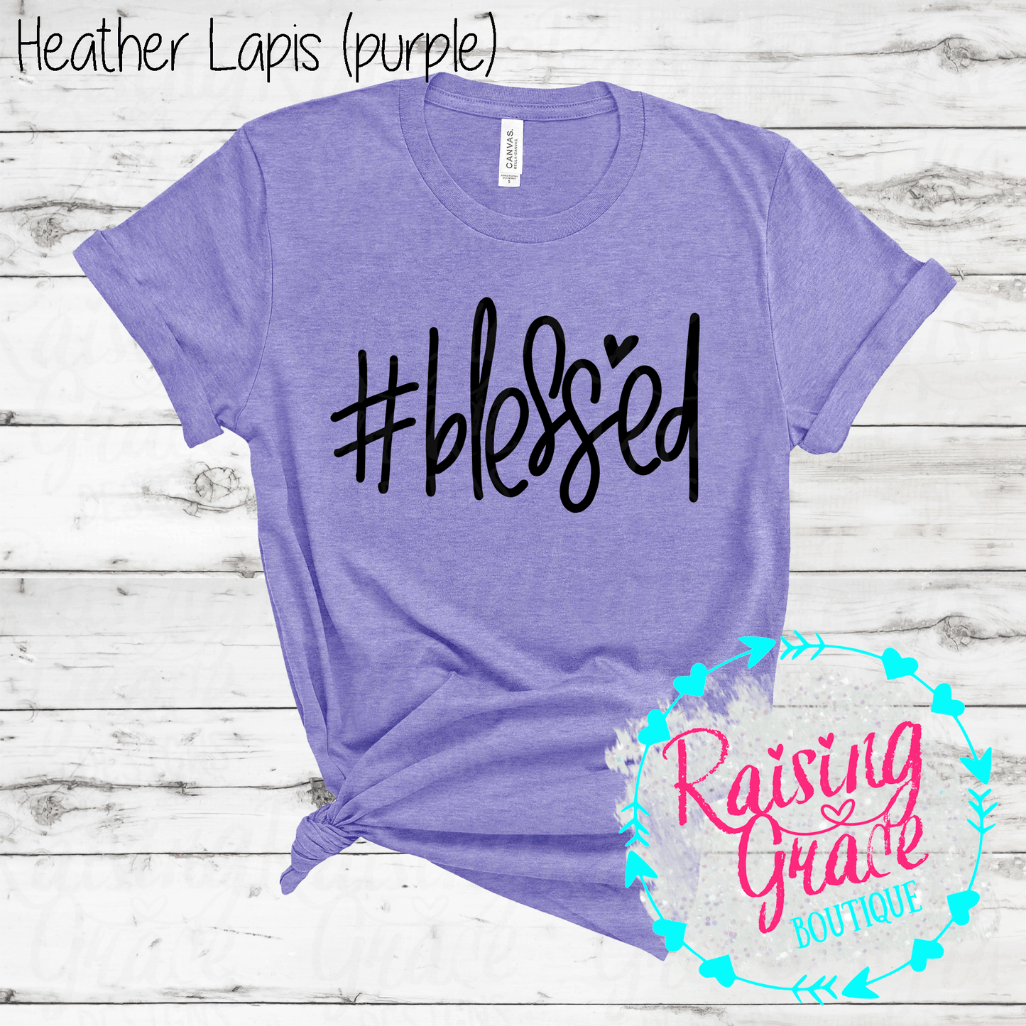 #Blessed - T-Shirt - (Shades of Pink and Purple)